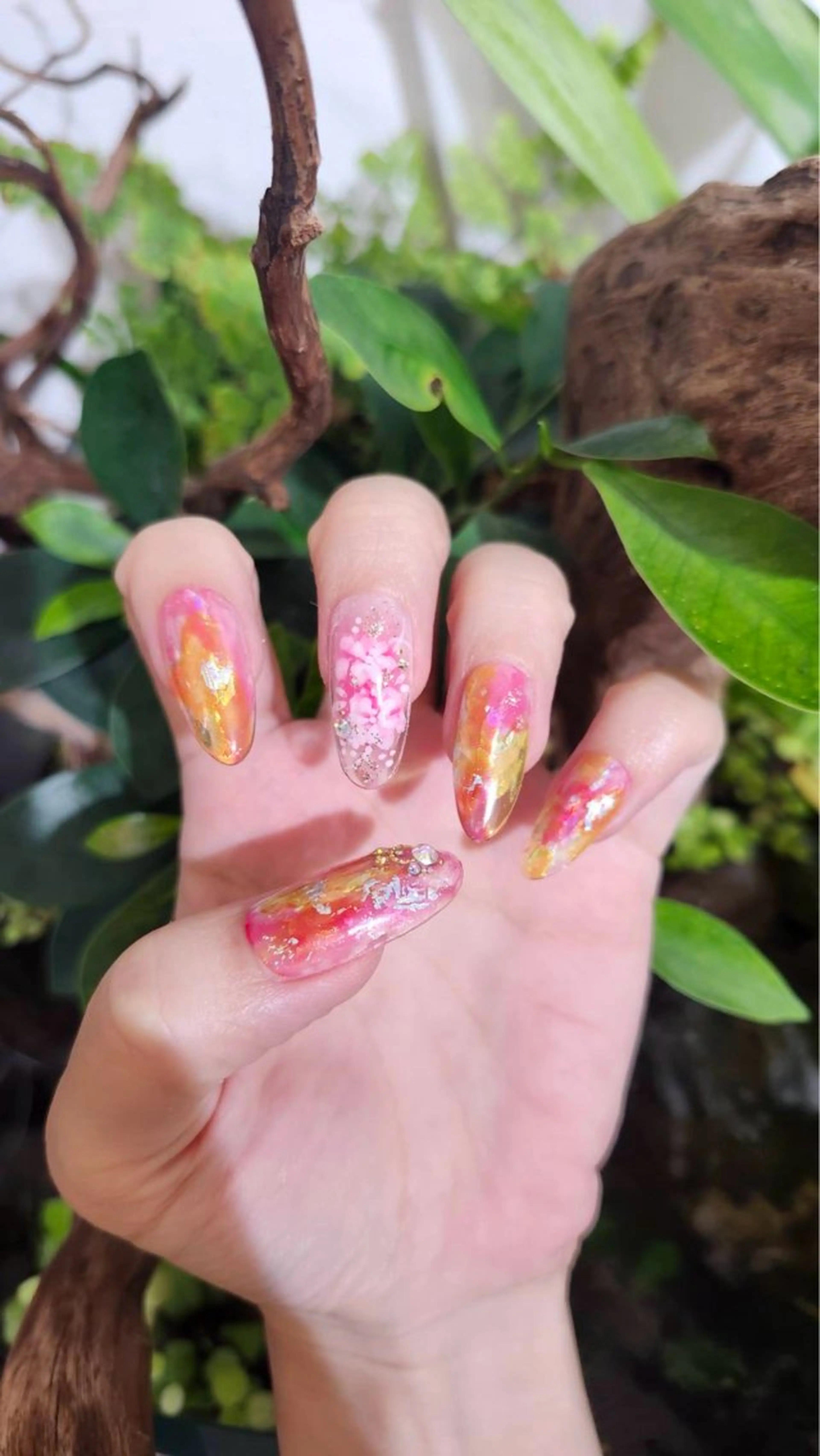 ネイル 夏ネイル ネイルチップ ハンドネイル Salon Kのネイルデザイン