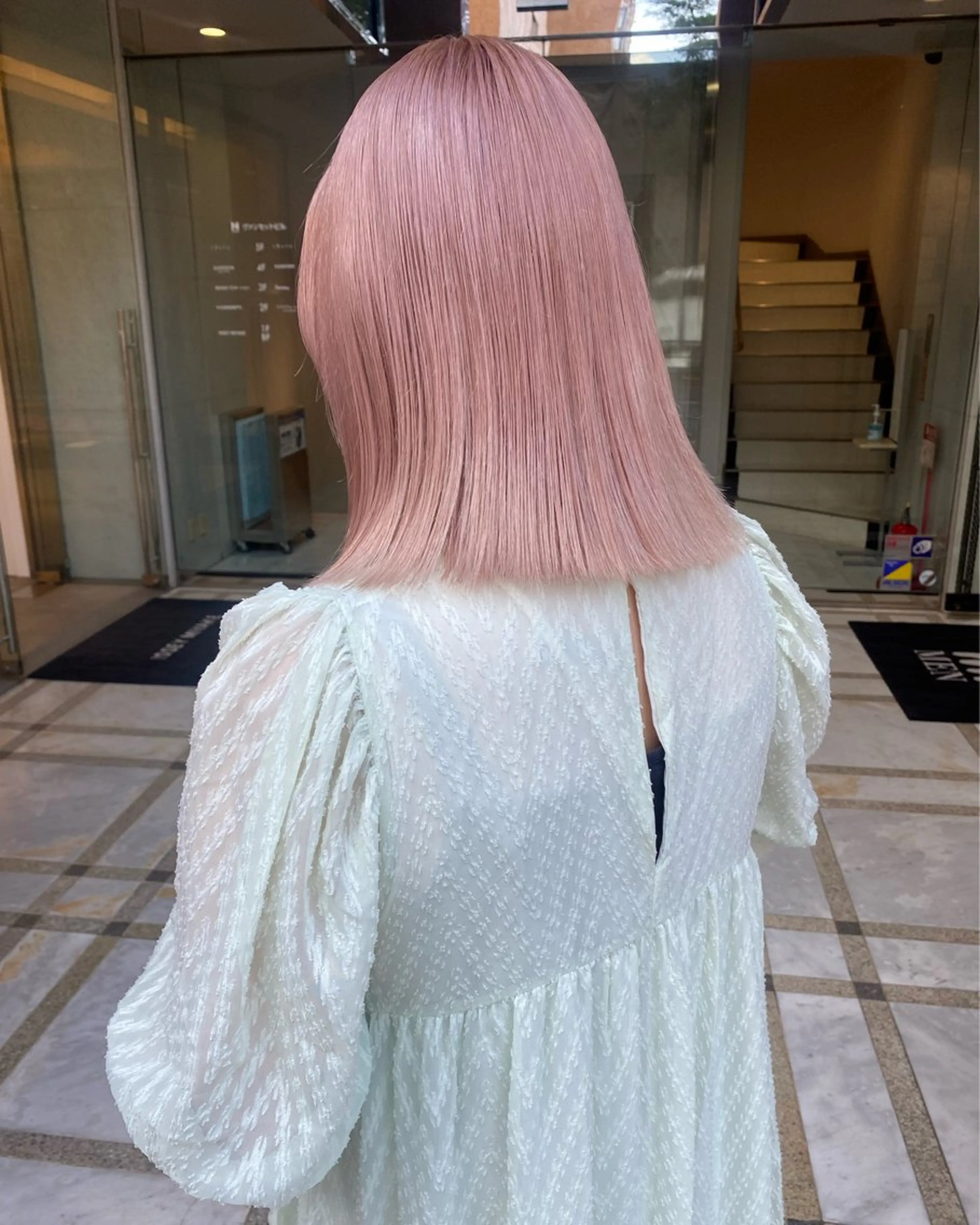 セミロング カラー ヘアカラー riria/ボブ /ブラウンカラー🎀のヘアスタイル