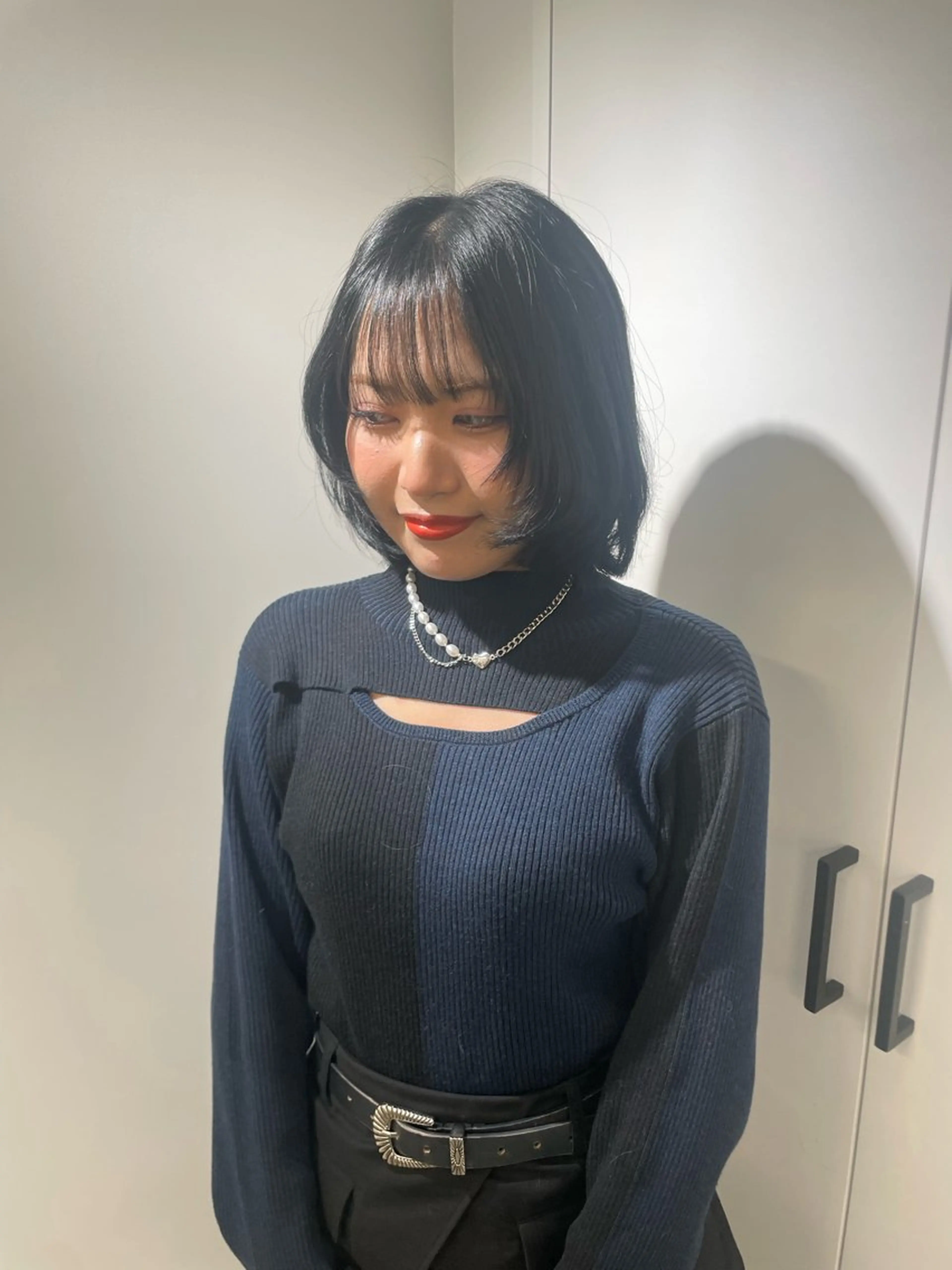 【12限定クーポン】カット+カラー+ハホニコ艶トリートメント+ナノスチームの写真