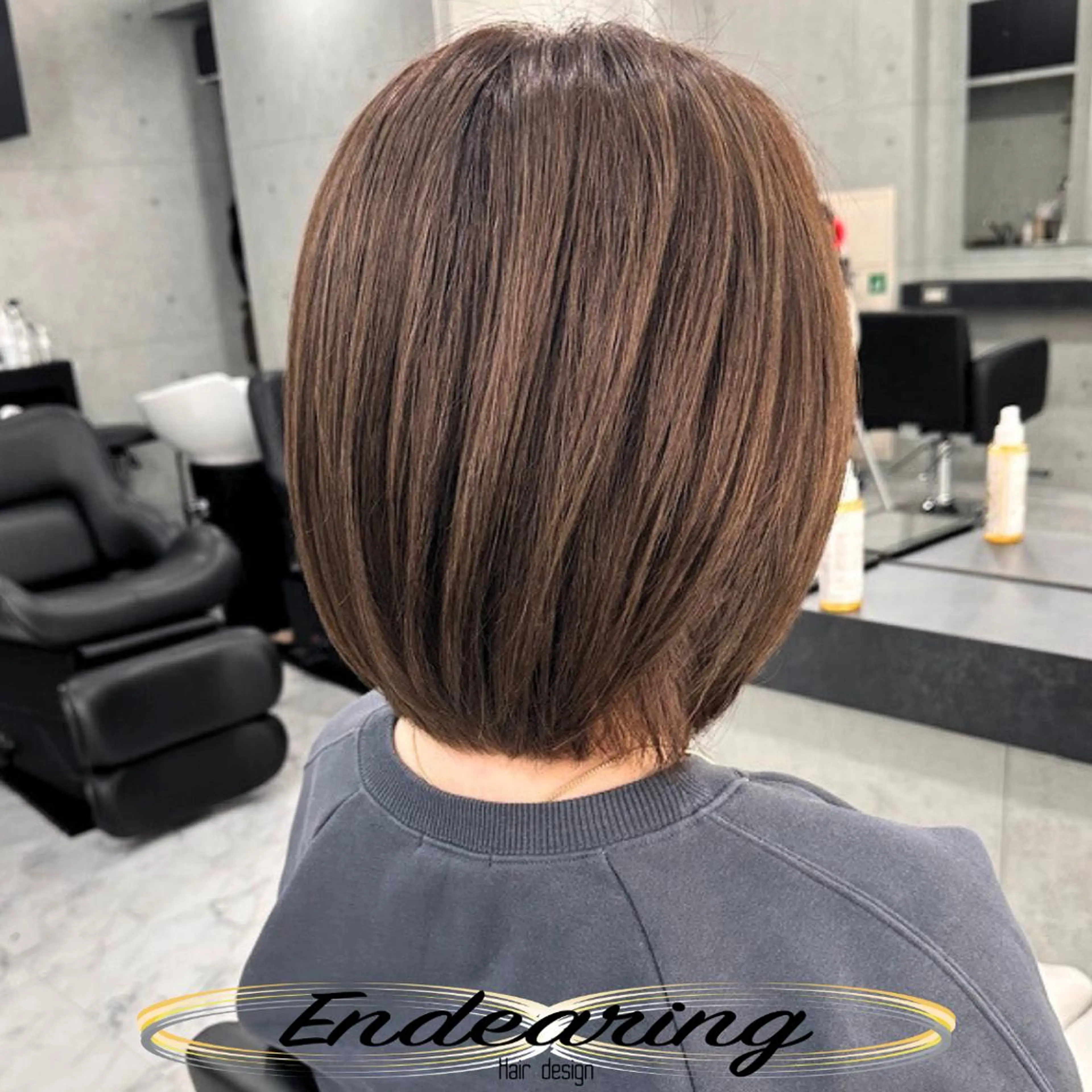 ショート ボブ カット ヘアカラー Endearing 銀座/YOKOのヘアスタイル