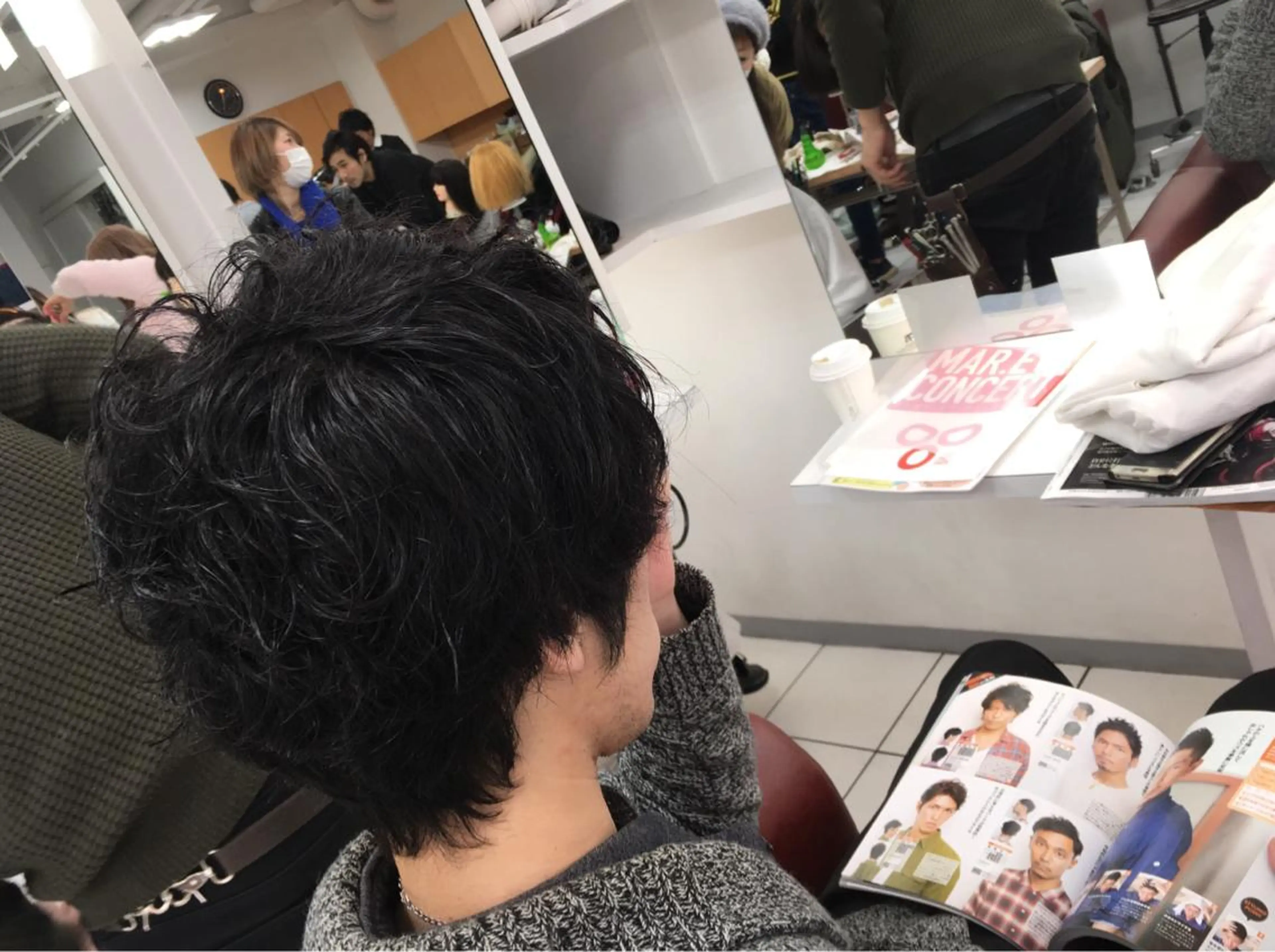 パーマ メンズ カット 髪質改善☺︎縮毛矯正 ふじい まりんのヘアスタイル
