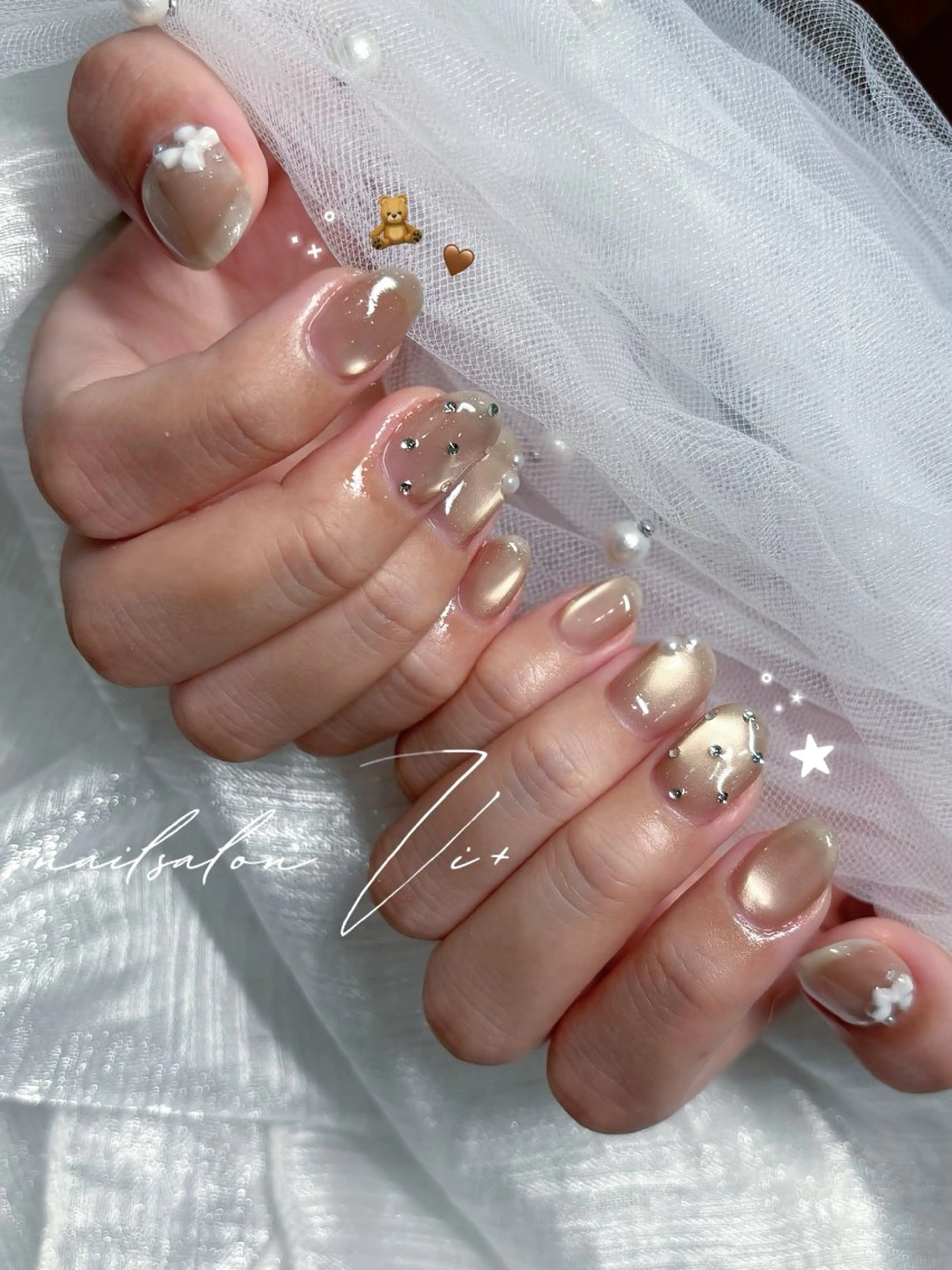 ネイル ハンドネイル 𝒦𝐸𝐼𝒩𝒜 錦糸町ネイルのネイルデザイン