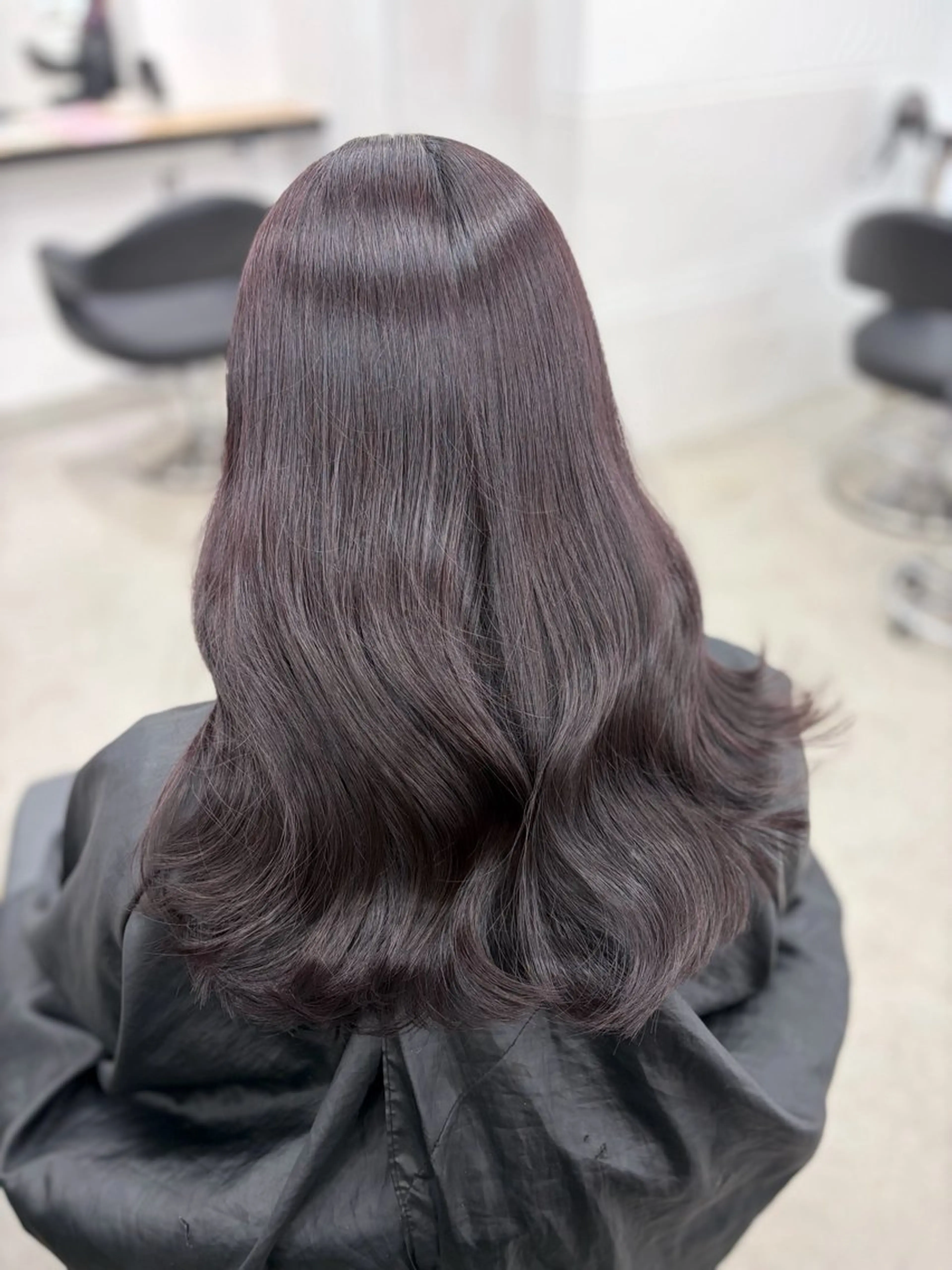 カラー ブリーチ 透明感カラー ディープラベンダー ラベンダーカラー ブリーチなしカラー カット ヘアカラー トリートメント girly❤︎暖色ヘ ア➰🎀HINANOのヘアスタイル
