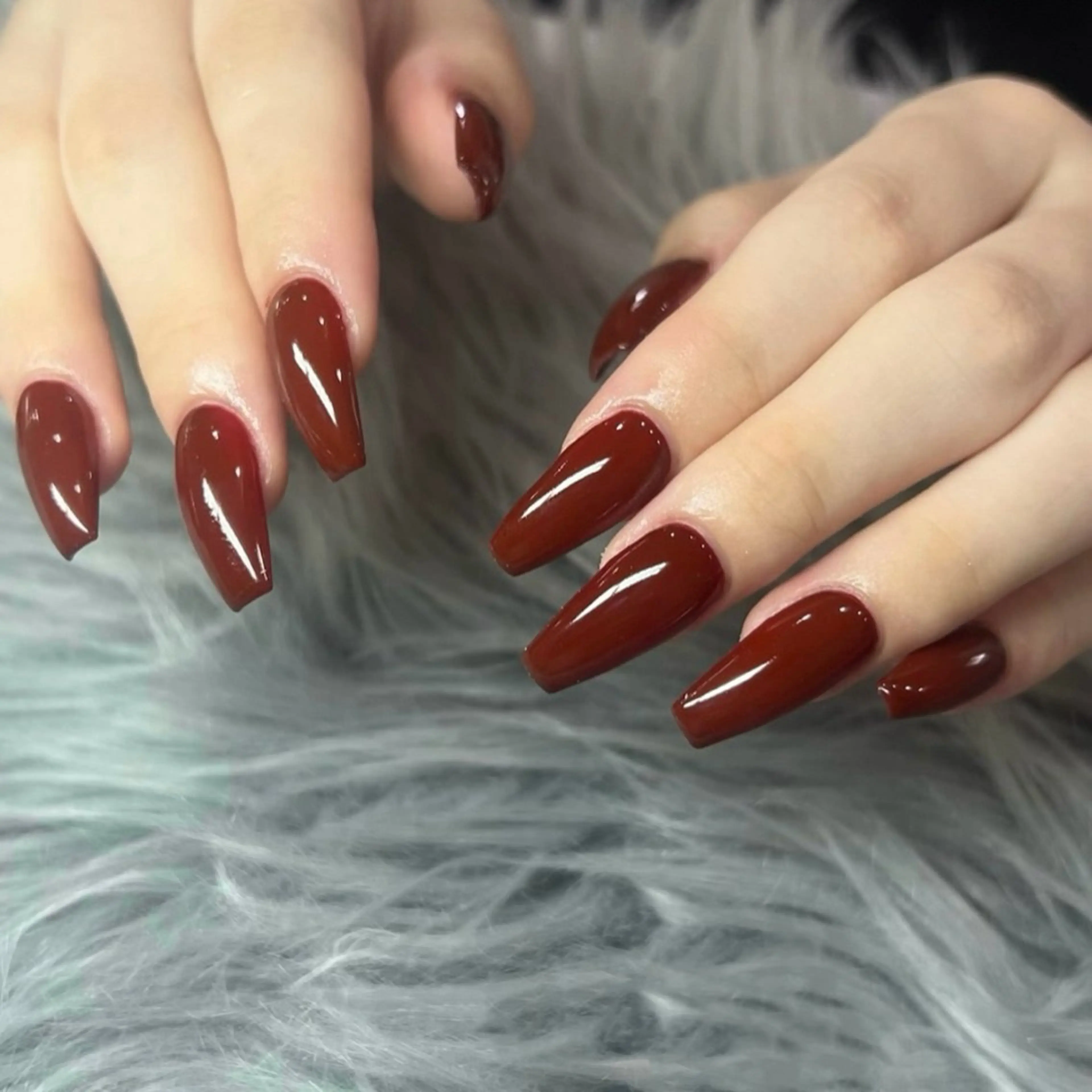 ネイル ハンドネイル 透明感ネイル ｜mahiru.のネイルデザイン