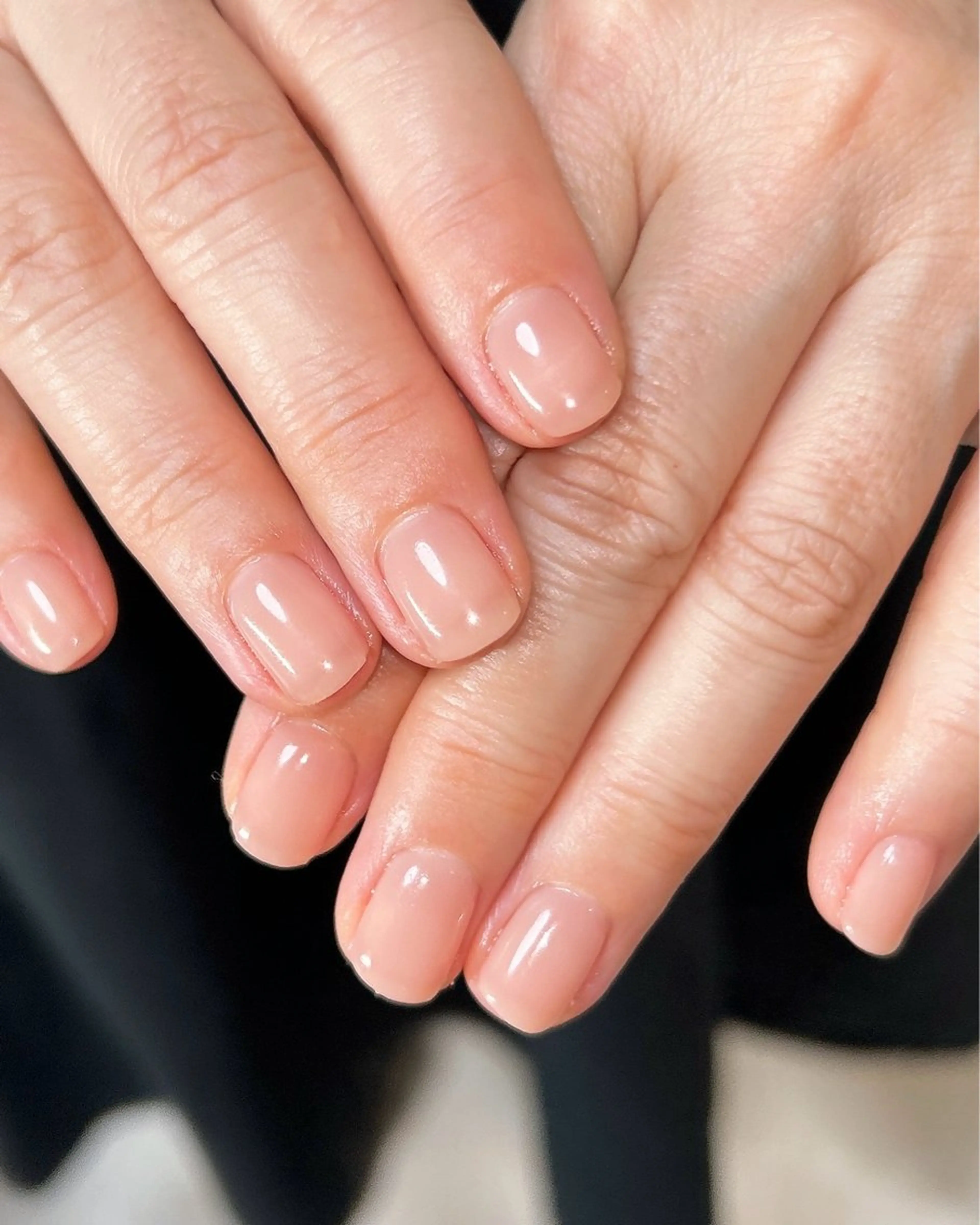 ネイル ワンカラーネイル ハンドネイル ten nail salon　かえでのネイルデザイン