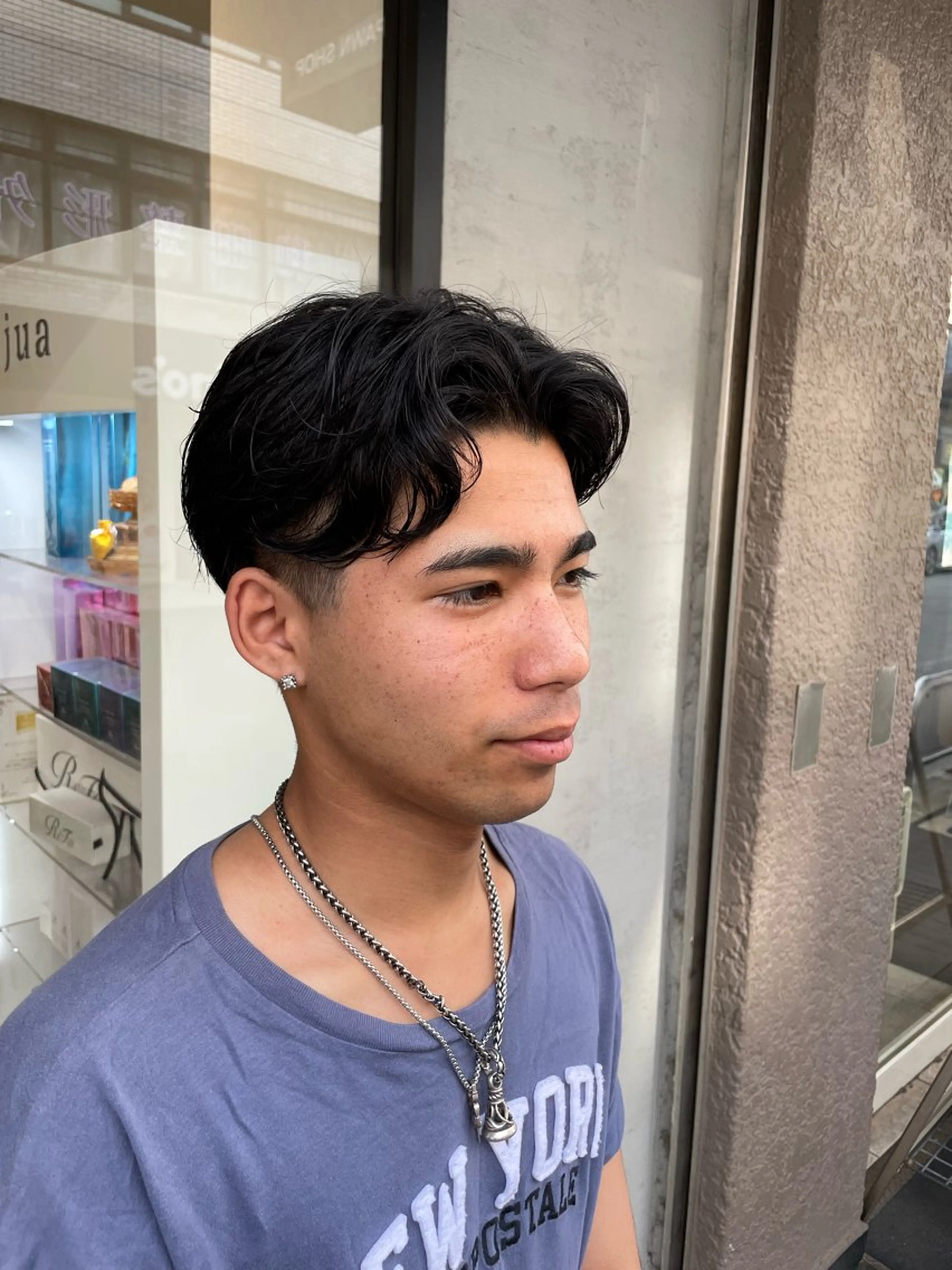 ミディアム メンズ得意✂︎ 磯野歩夢のヘアスタイル