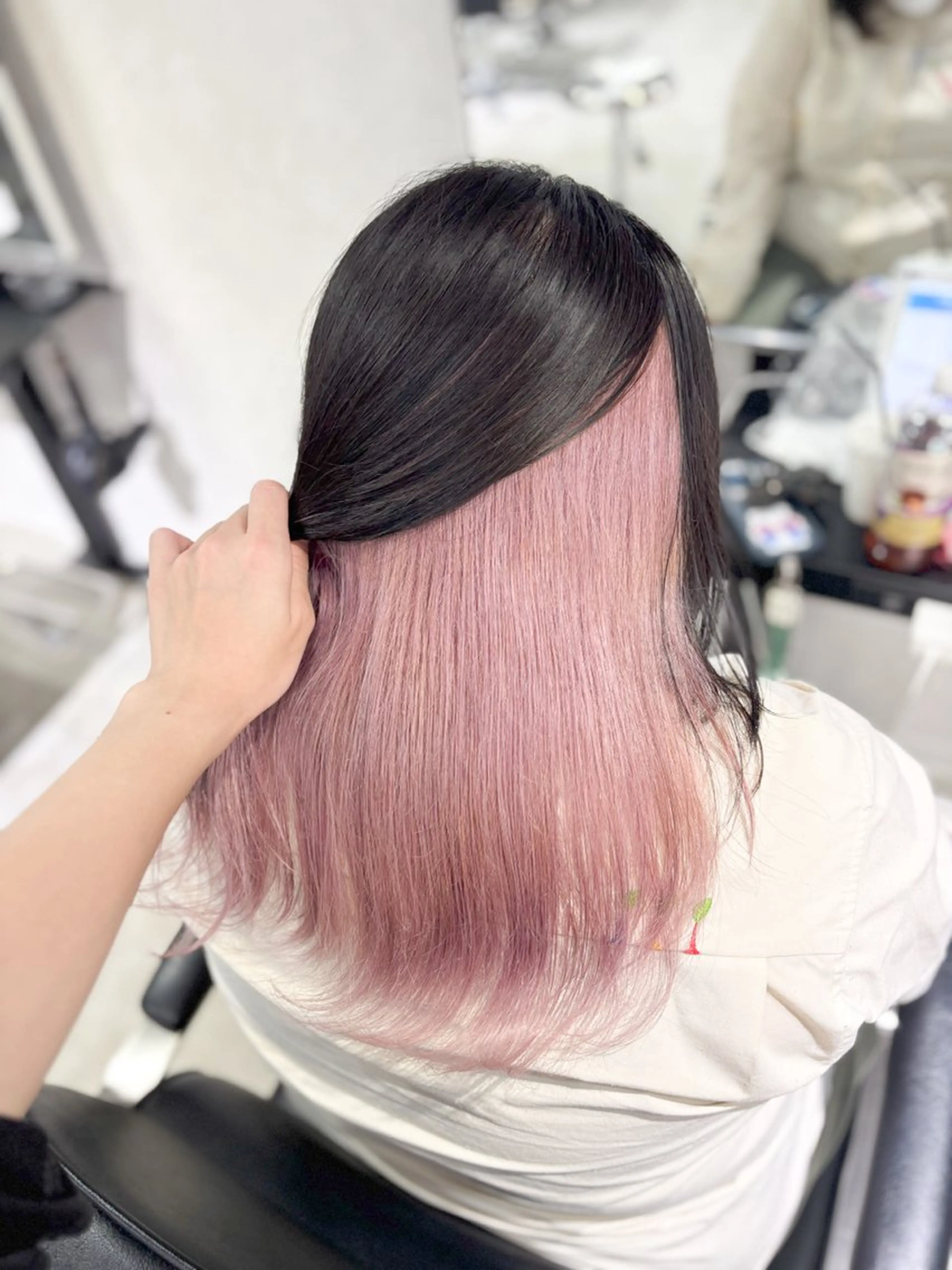 カラー ヘアアレンジ 艶髪ハイトーン/ ブロンド/Nagiのヘアスタイル