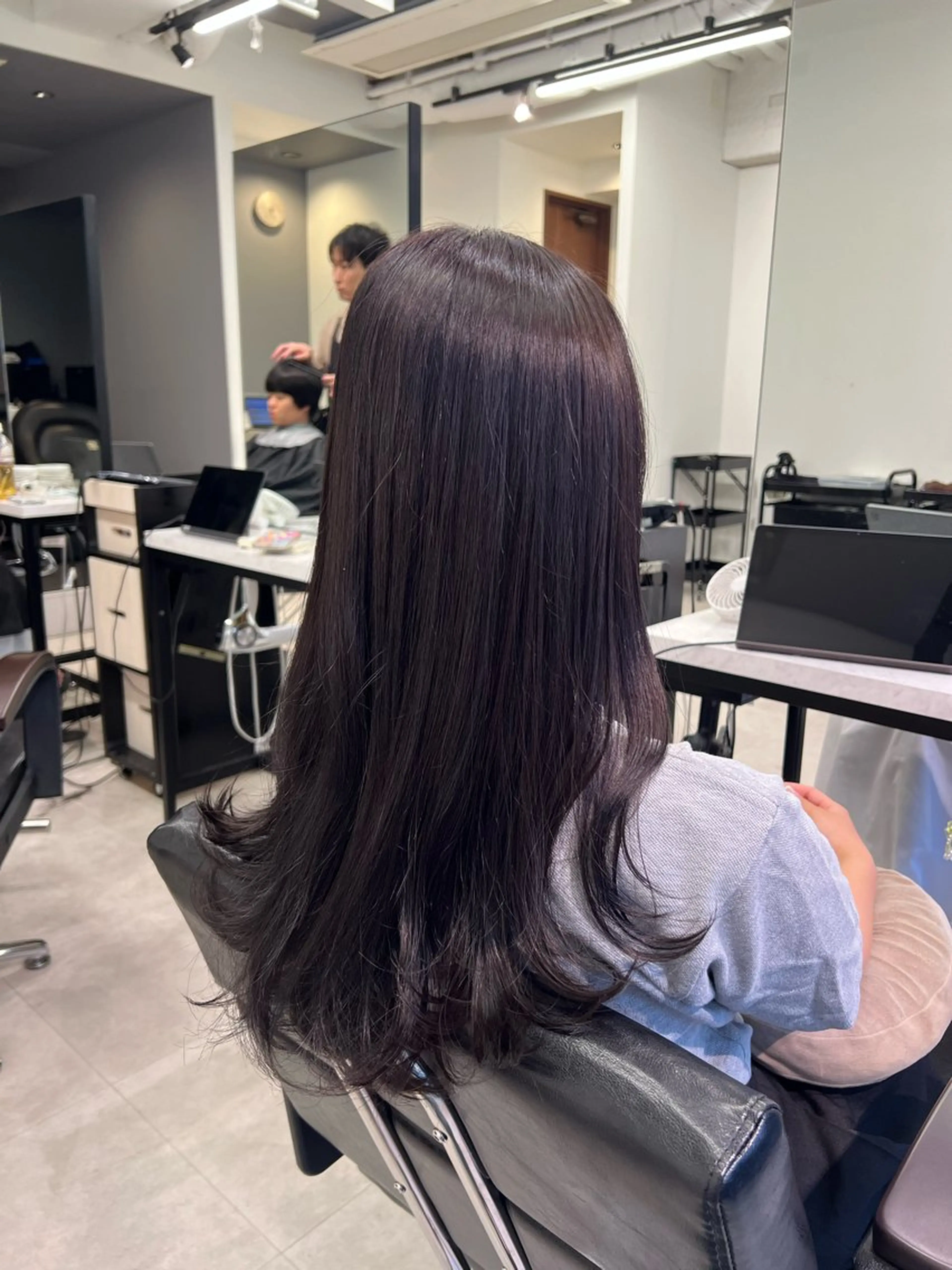 ロング kei/透明感カラー /縮毛矯正/メンズのヘアスタイル