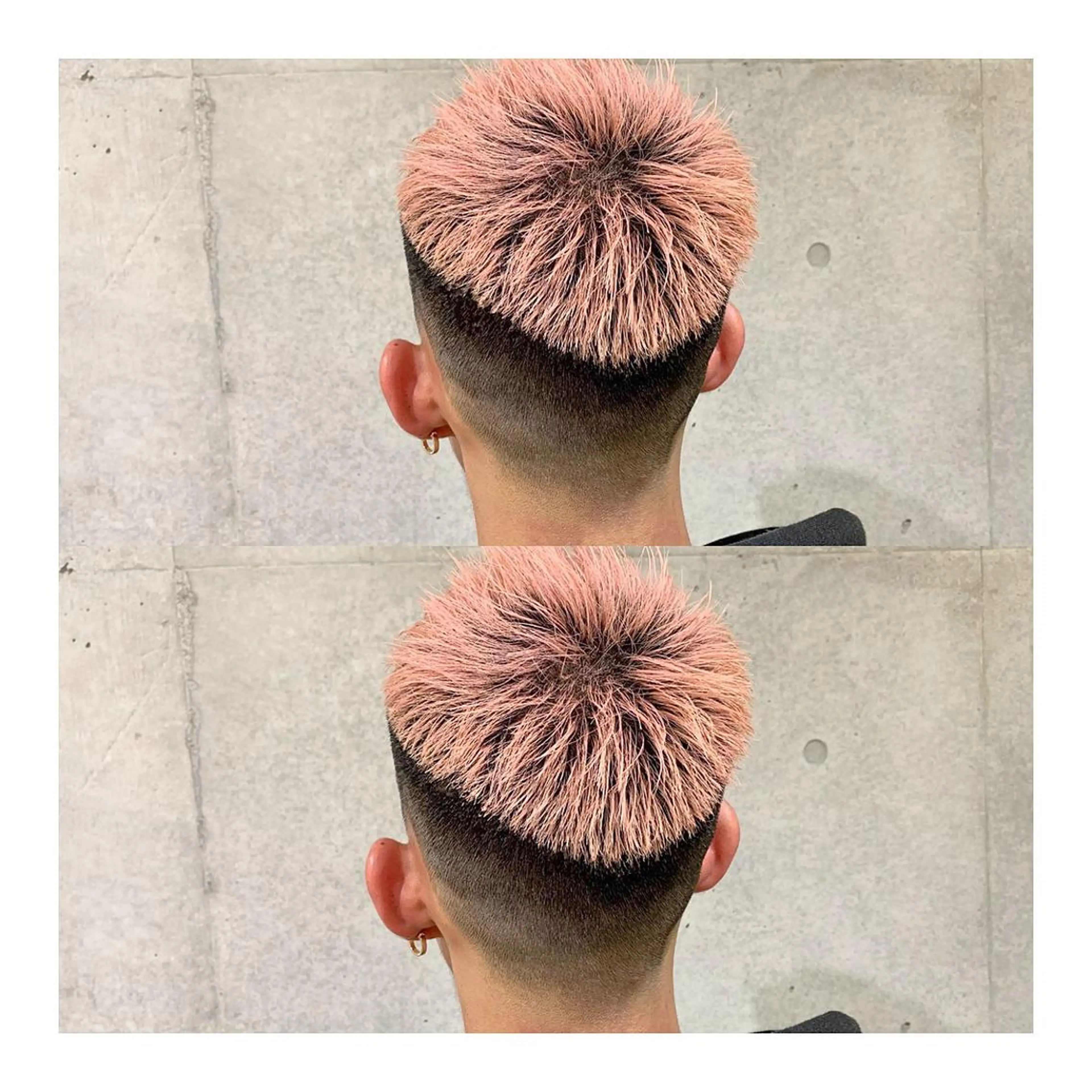 ショート カラー メンズ 🌈艶ハイトーン🌈 心を込めます🤝涼介のヘアスタイル