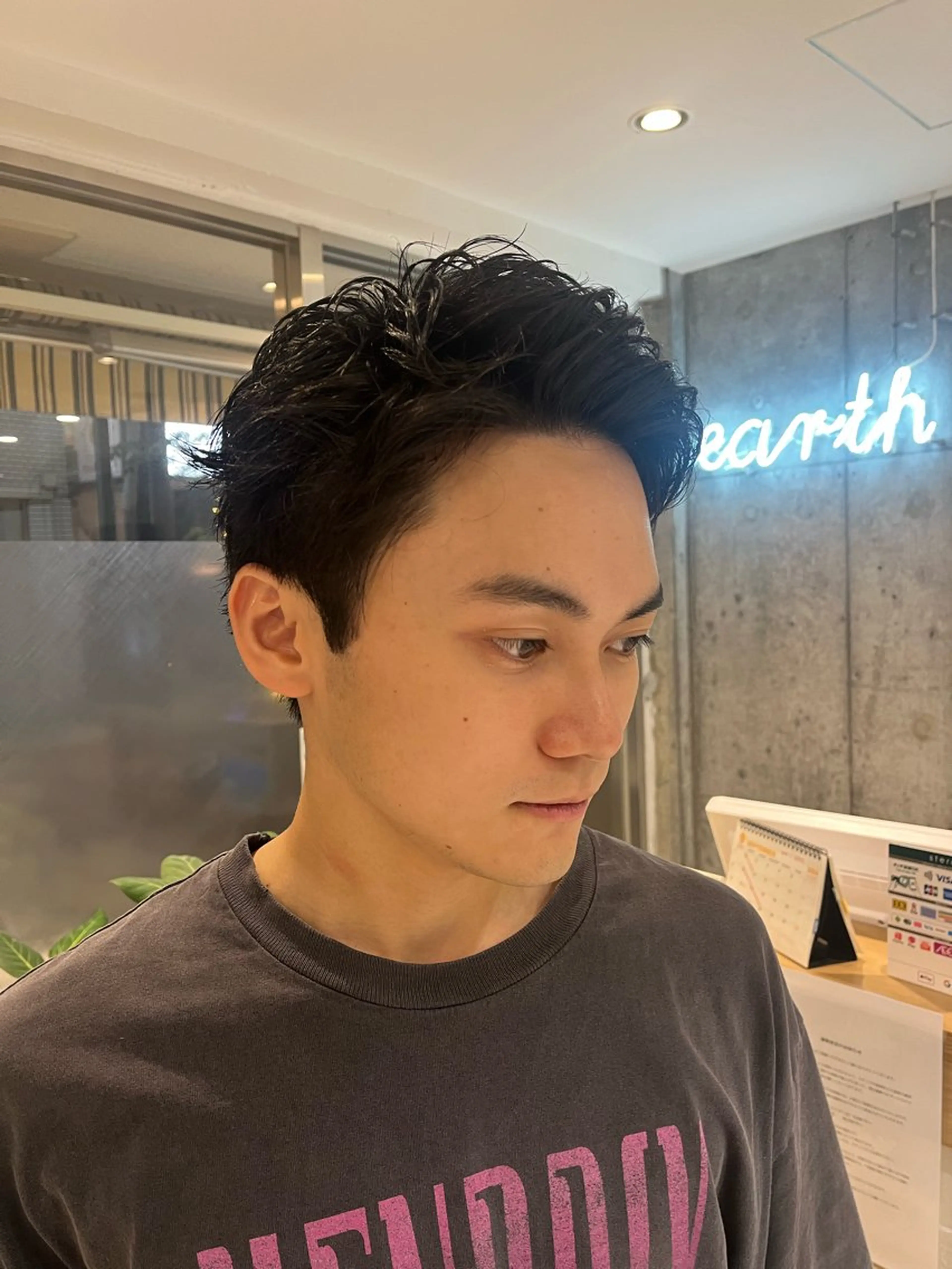 ショート レイヤー/メンズ /髪質改善　廣島公平のヘアスタイル