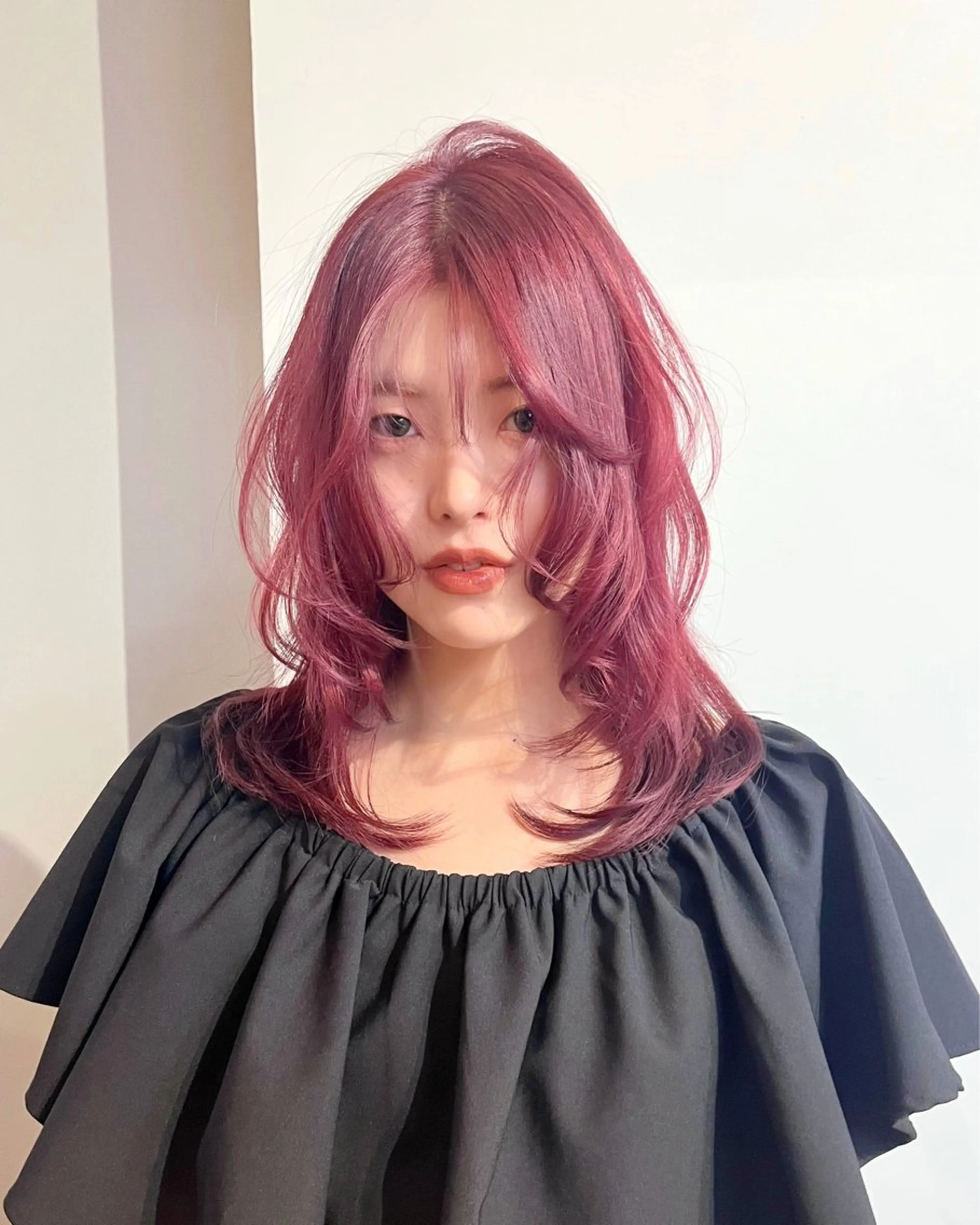 ミディアム カラー カット ヘアカラー 🎀taro ブリーチなしカラーのヘアスタイル