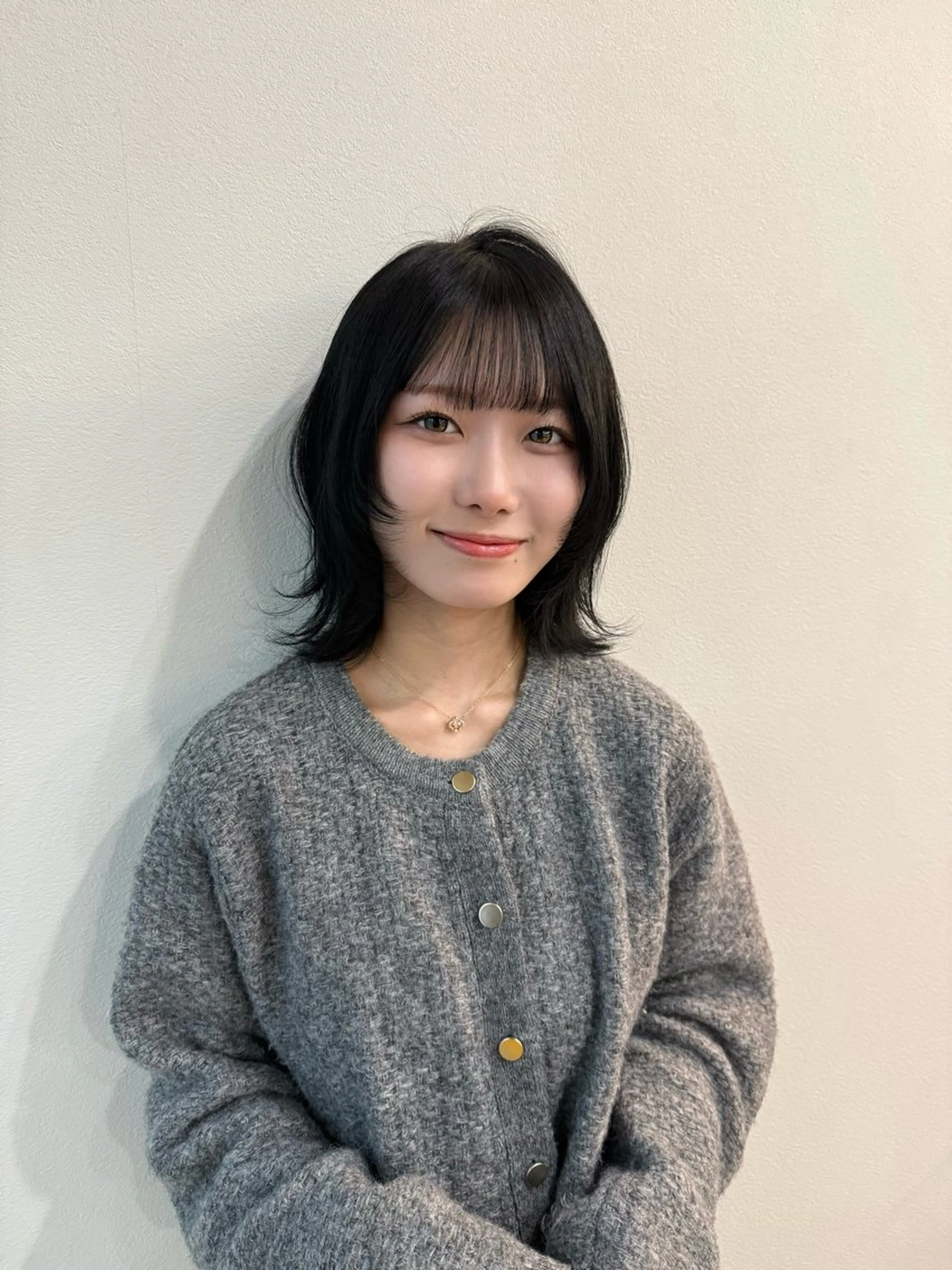 ミディアム ミディアムレイヤー レイヤーカット カット Bei Licoldo.所属・マツオカ マコのヘアスタイル