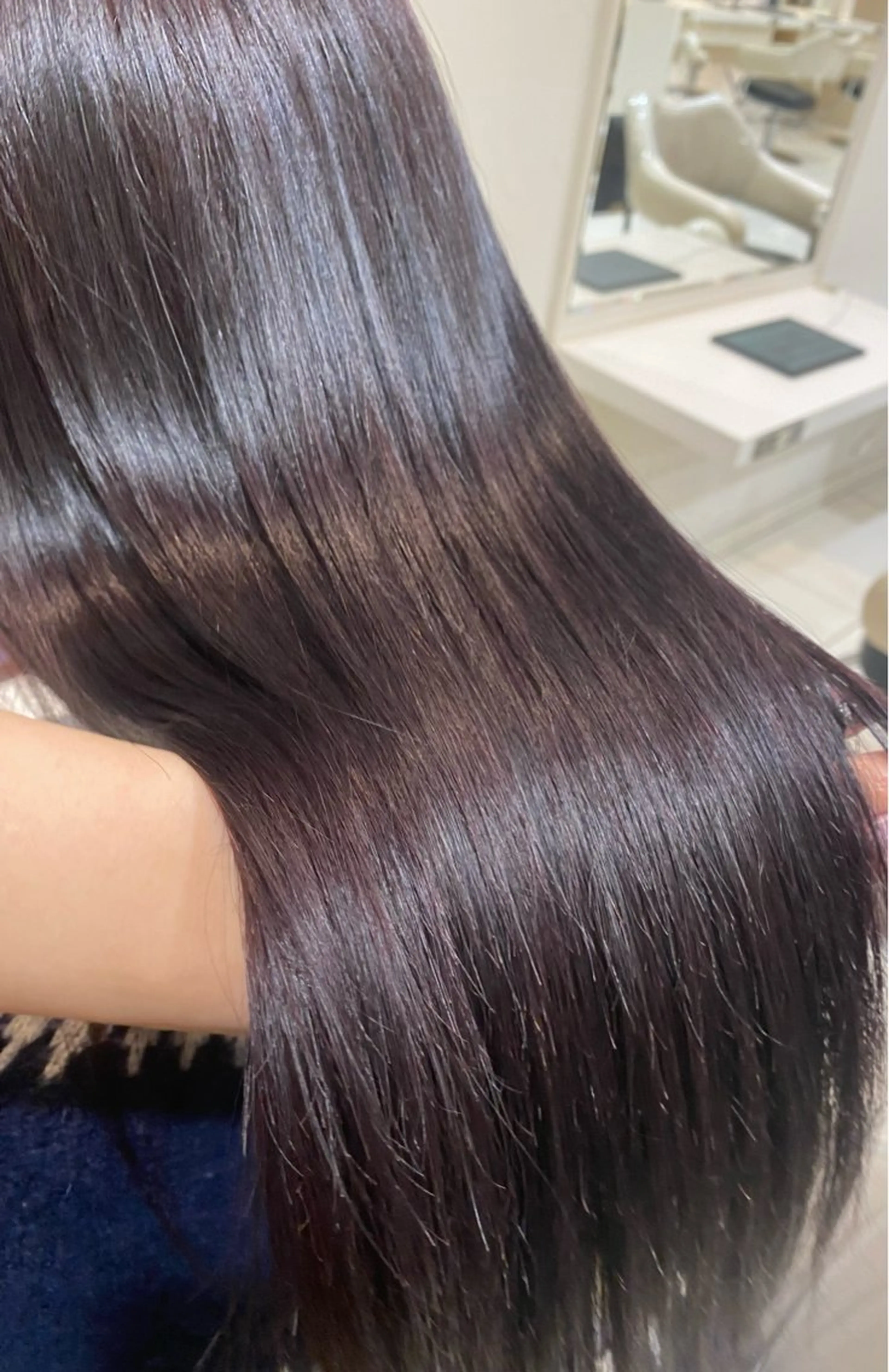 カラー ケアカラー 韓国風カラー ラベンダーカラー 🎀TEN🎀 オリーブベージュのヘアスタイル