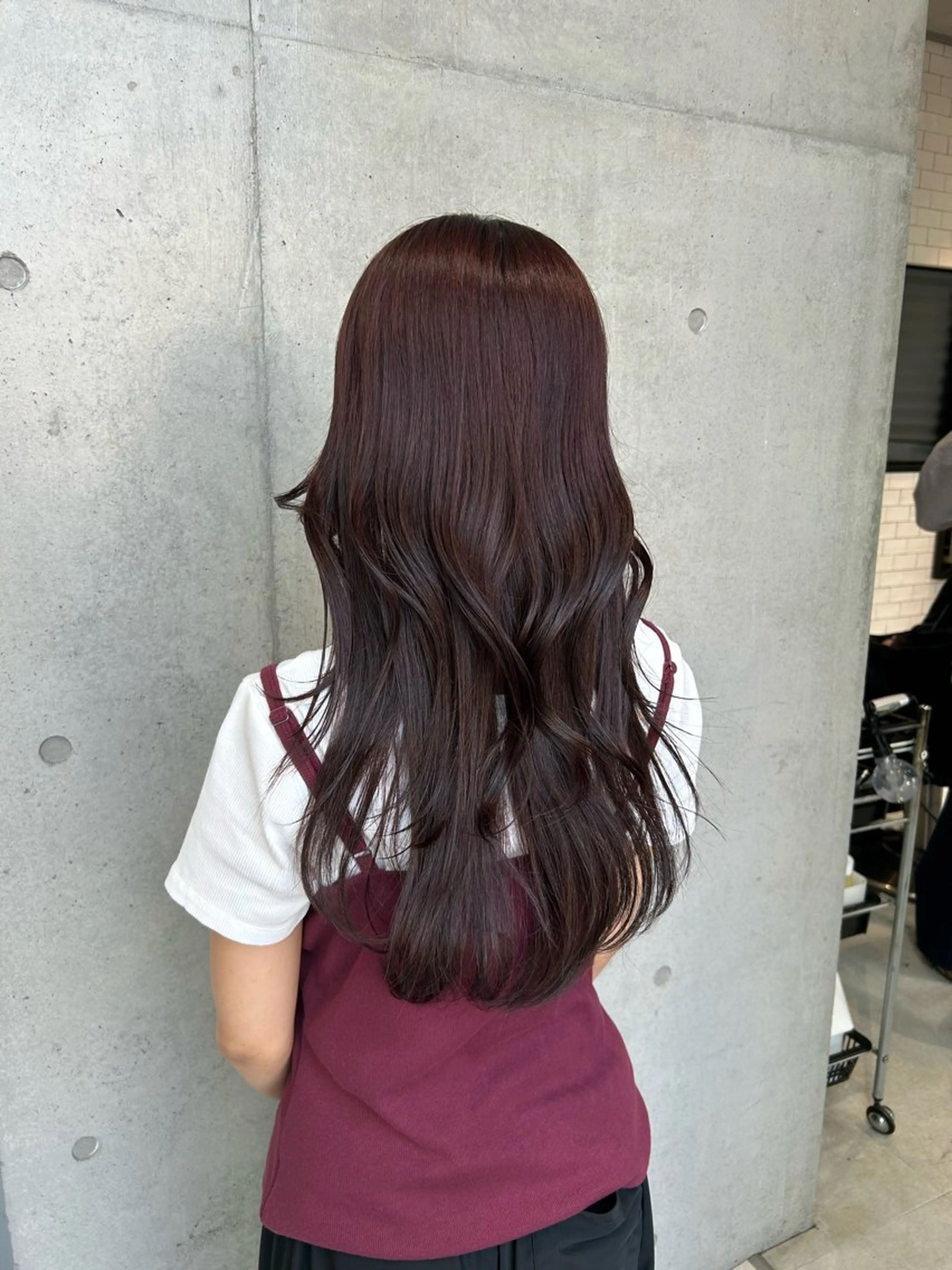 ロング カラー ヘアアレンジ カット ヘアカラー トリートメント ボブ艶モテカラー🫧 カリンのヘアスタイル