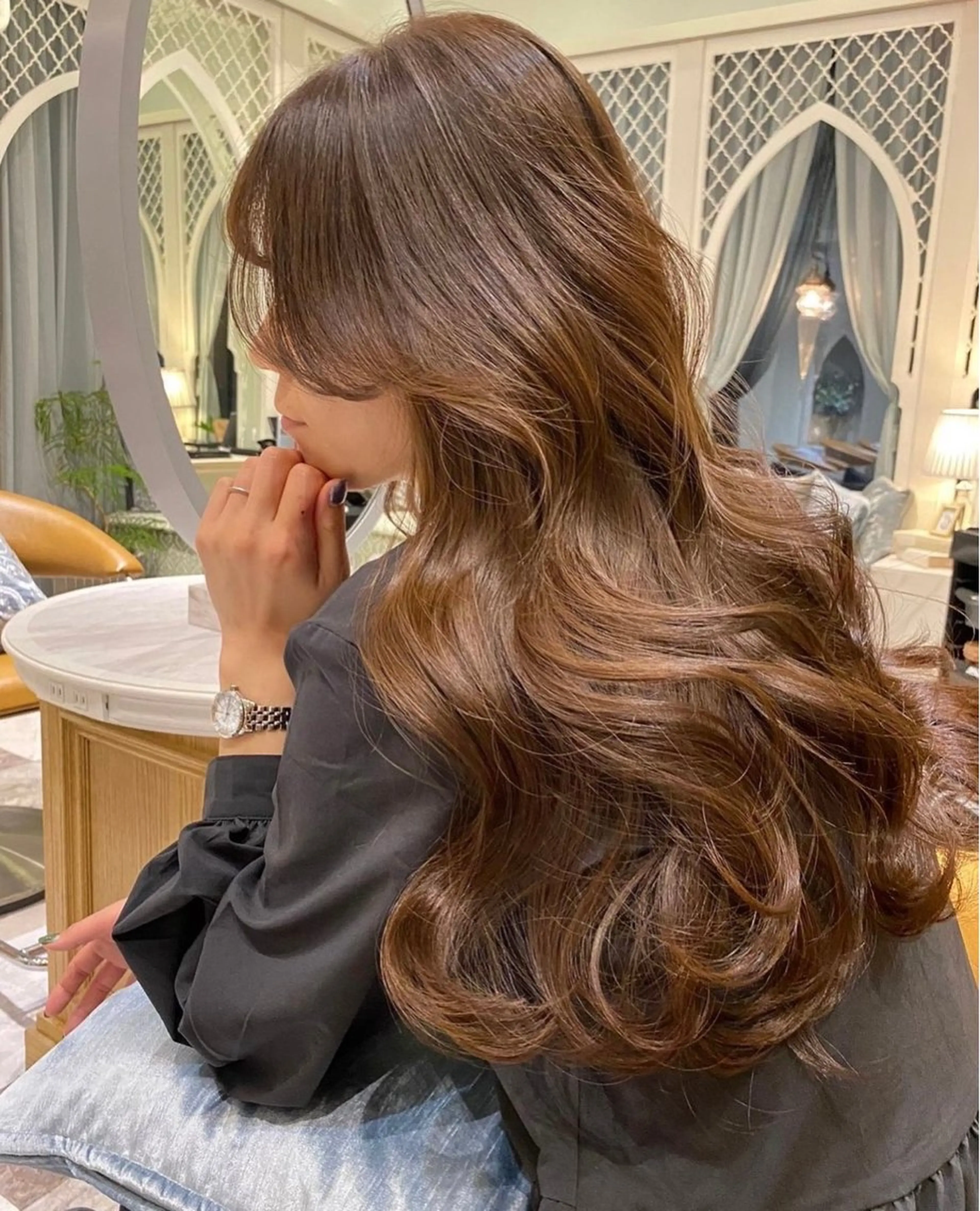 カラー 似合わせレイヤー 髪質改善/柴木琴愛のヘアスタイル