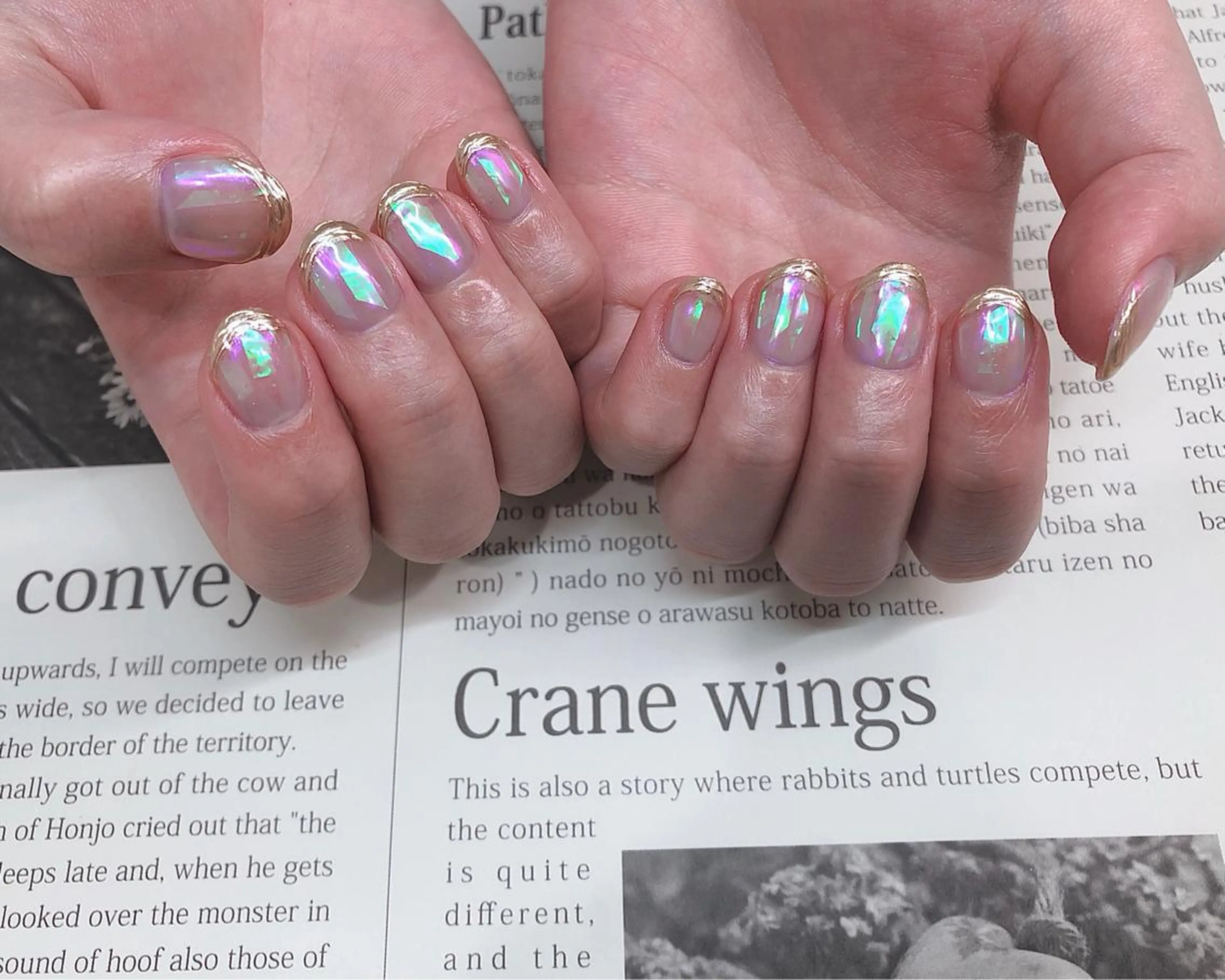 ネイル 氷ネイル・うるうるネイル ハンドネイル nail heron所属・saki_ nail heronのその他イメージ