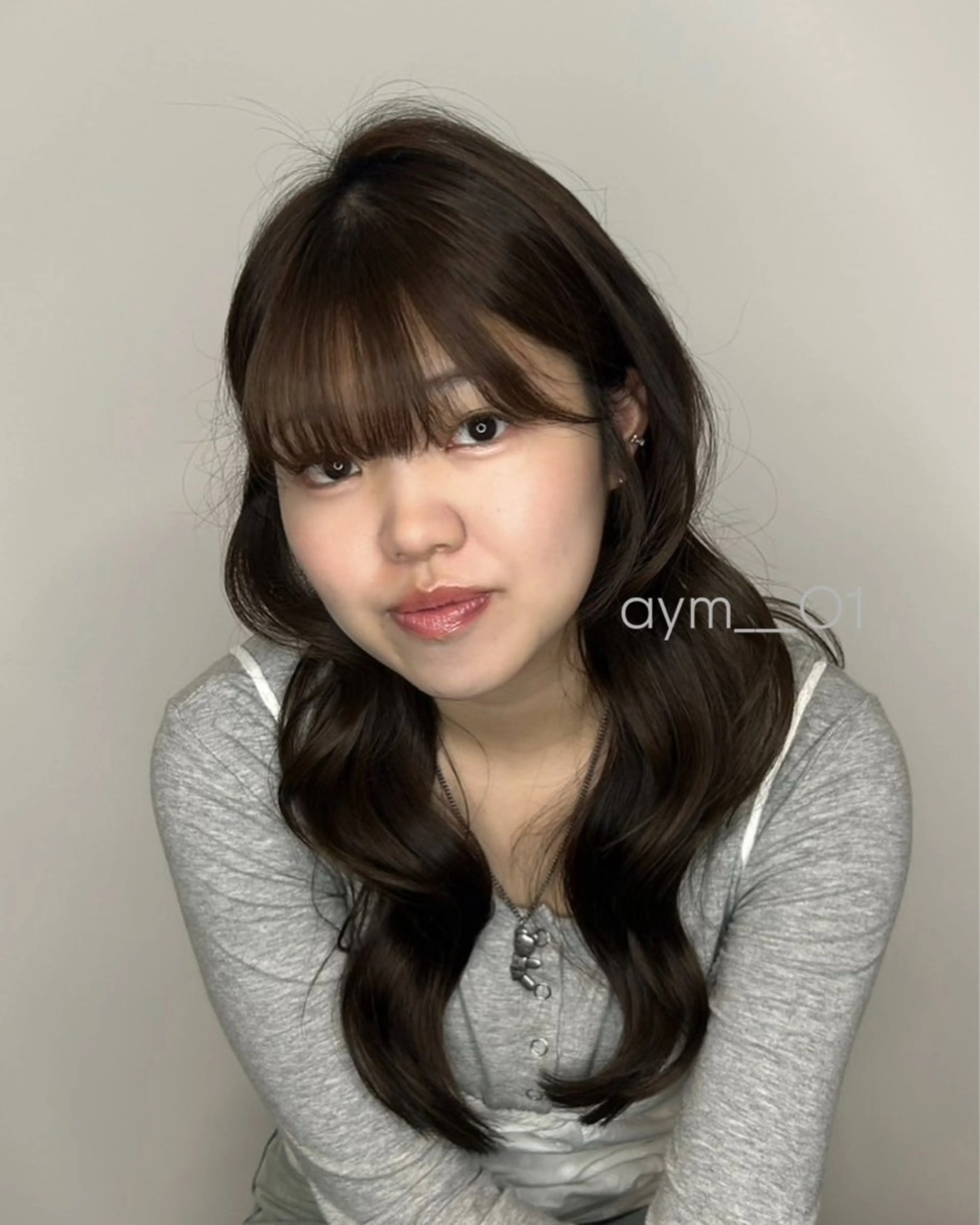 セミロング 銀座/韓国ヘア🤍 レイヤーAYUMIのヘアスタイル