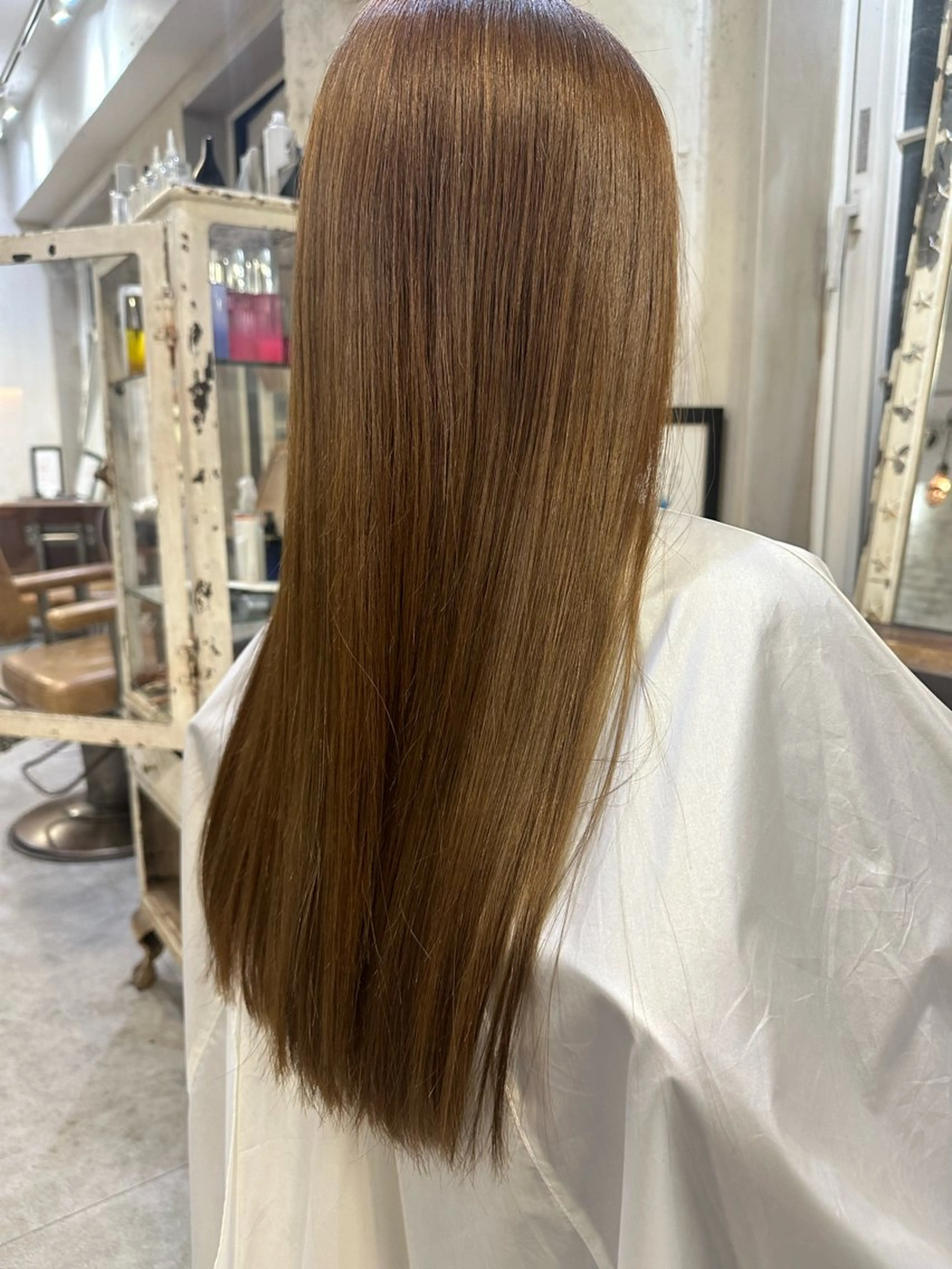 ロング カラー ベージュカラー ブリーチ ブリーチなしカラー 似合わせ/ハイトーン ✂︎ゆーぴ✂︎のヘアスタイル