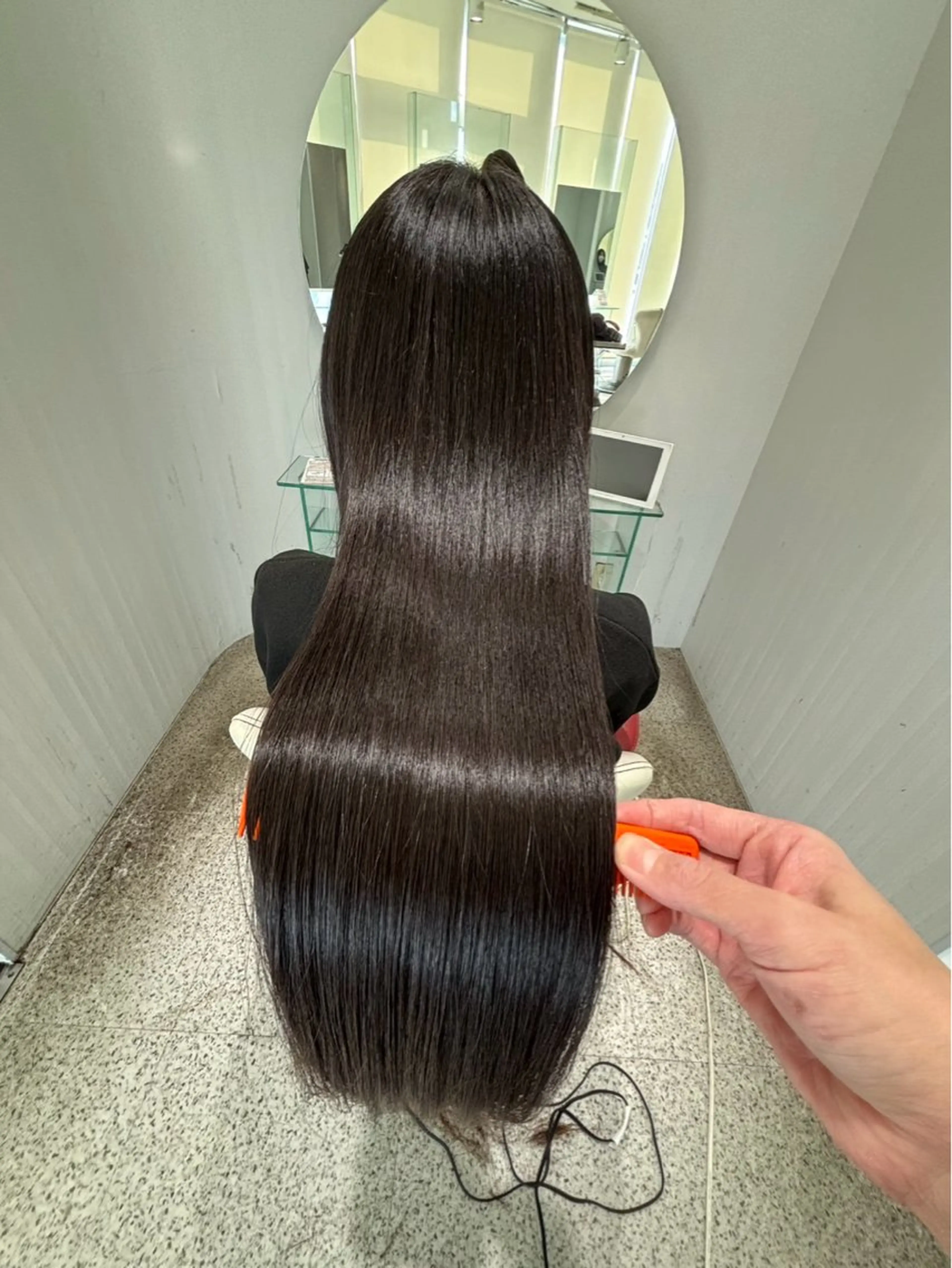 ロング 木村 優奈/縮毛矯正/艶髪のヘアスタイル