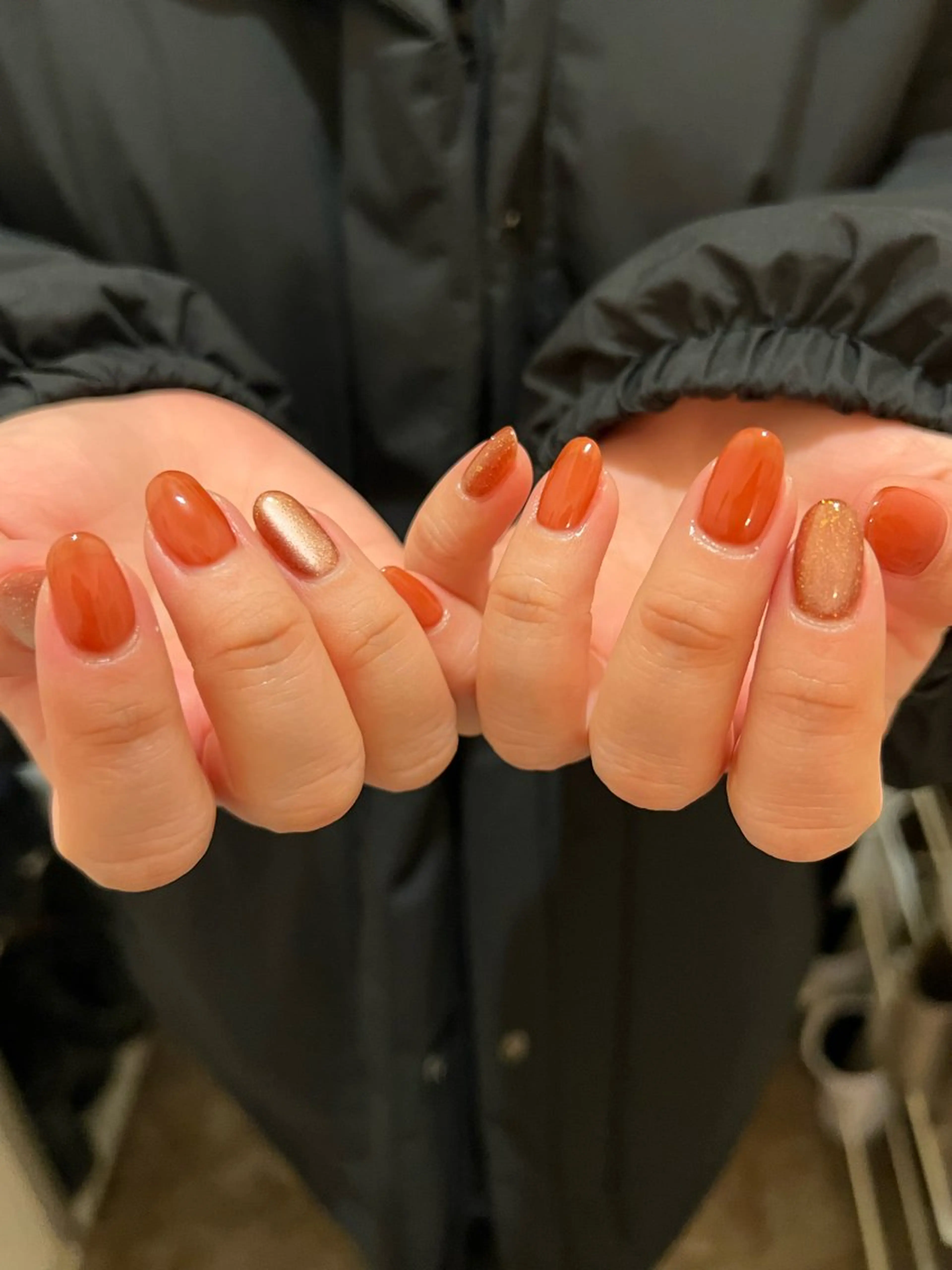 ネイル オレンジ urun eriのネイルデザイン