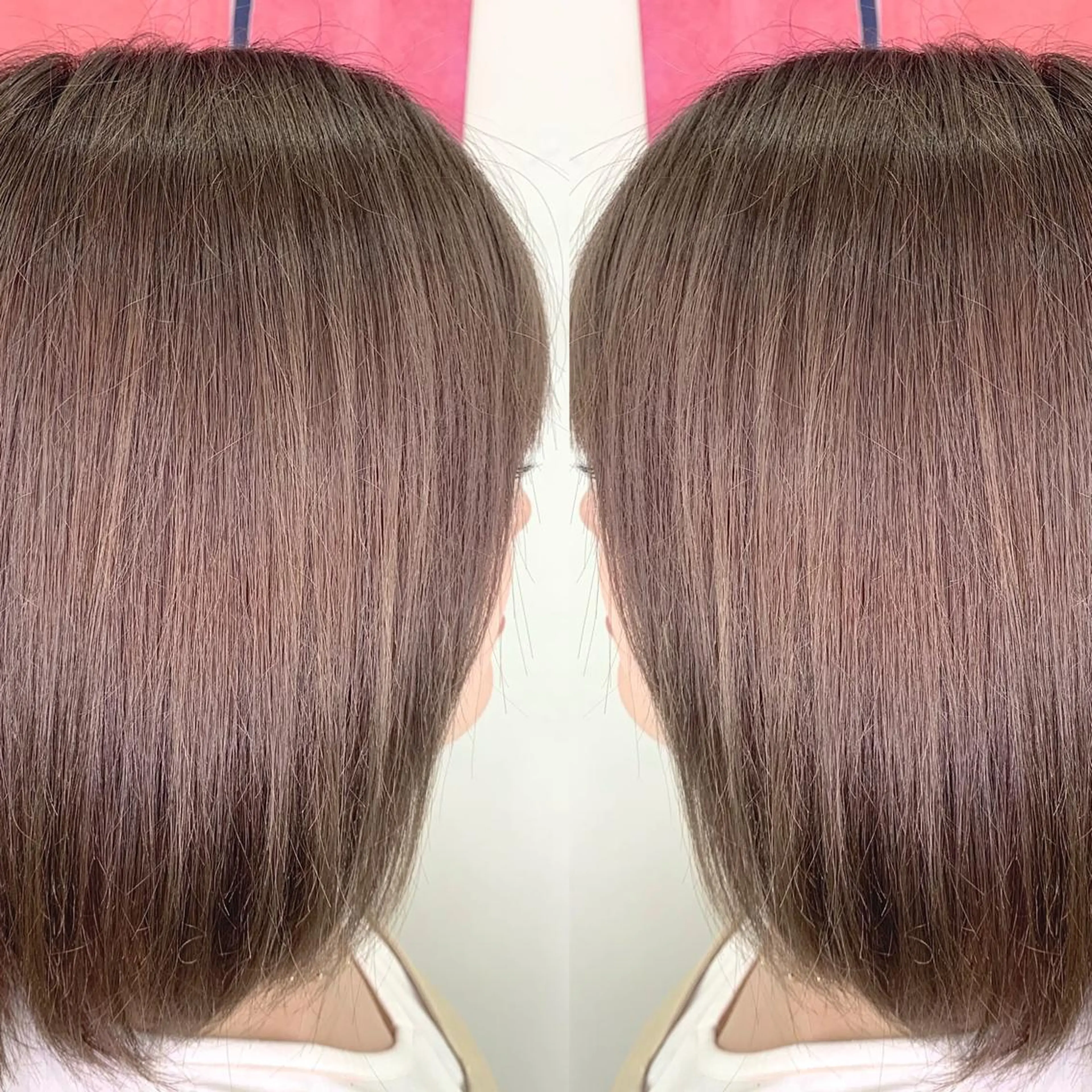 ショート カラー パーマ 髪質改善 縮毛/レイヤー 韓国/橋口のヘアスタイル