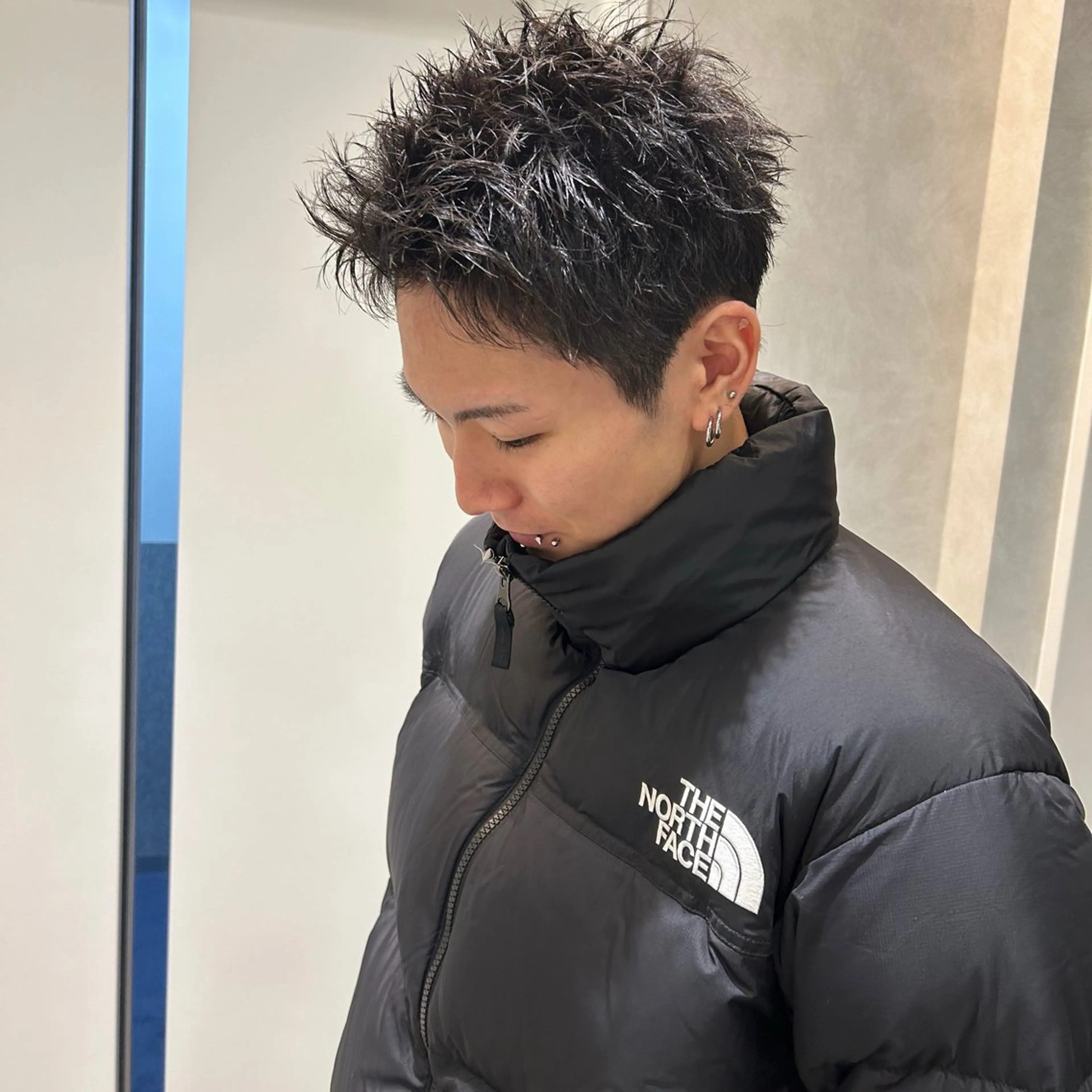 メンズ限定カット　　#メンズパーマ #シャドウパーマ　#メンズカット　#ツイストスパイラル　#スパイキーショートの写真