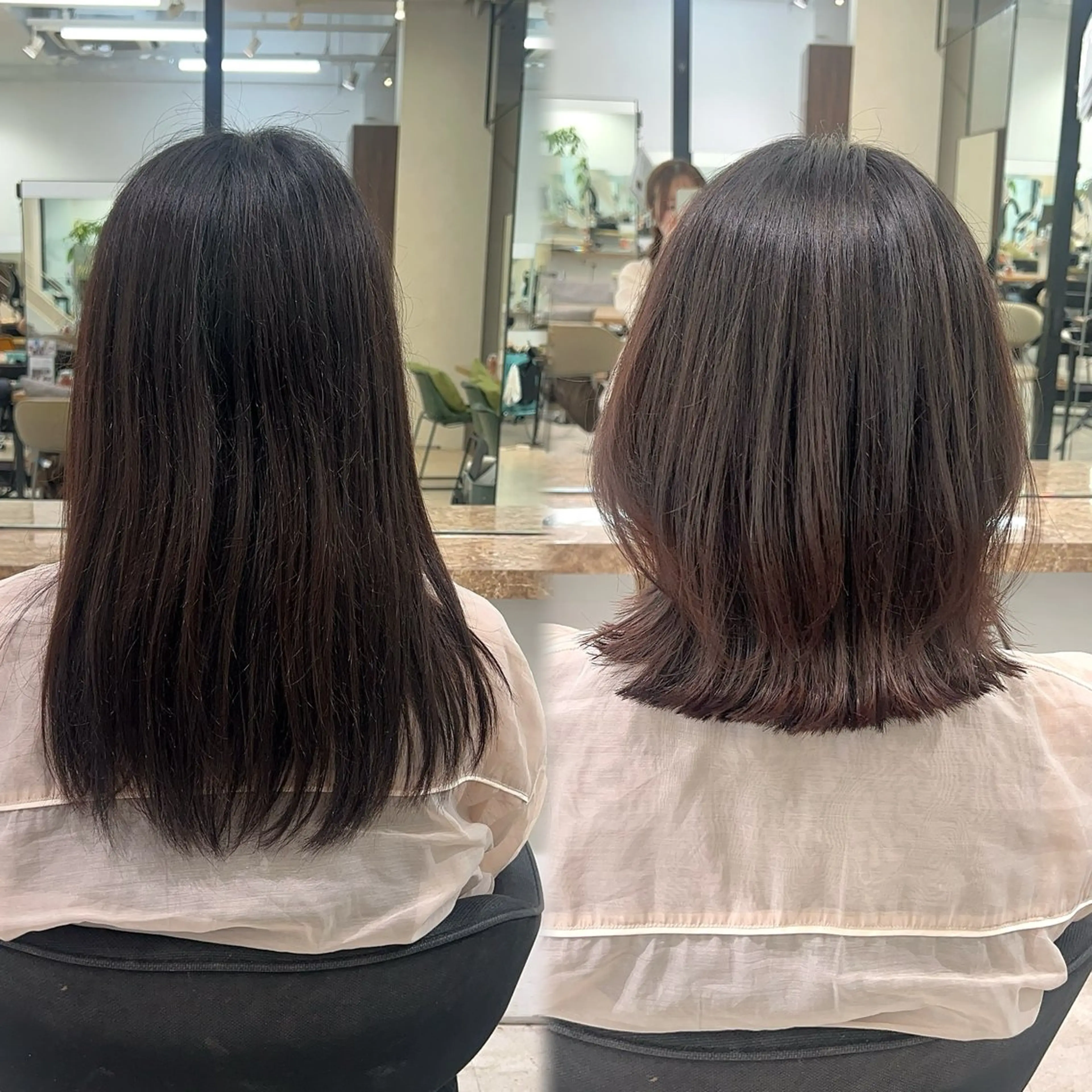 ミディアム VIEW Tokyo所属・🎀ミディアムボブ/ 縮毛矯正/ひかりのヘアスタイル