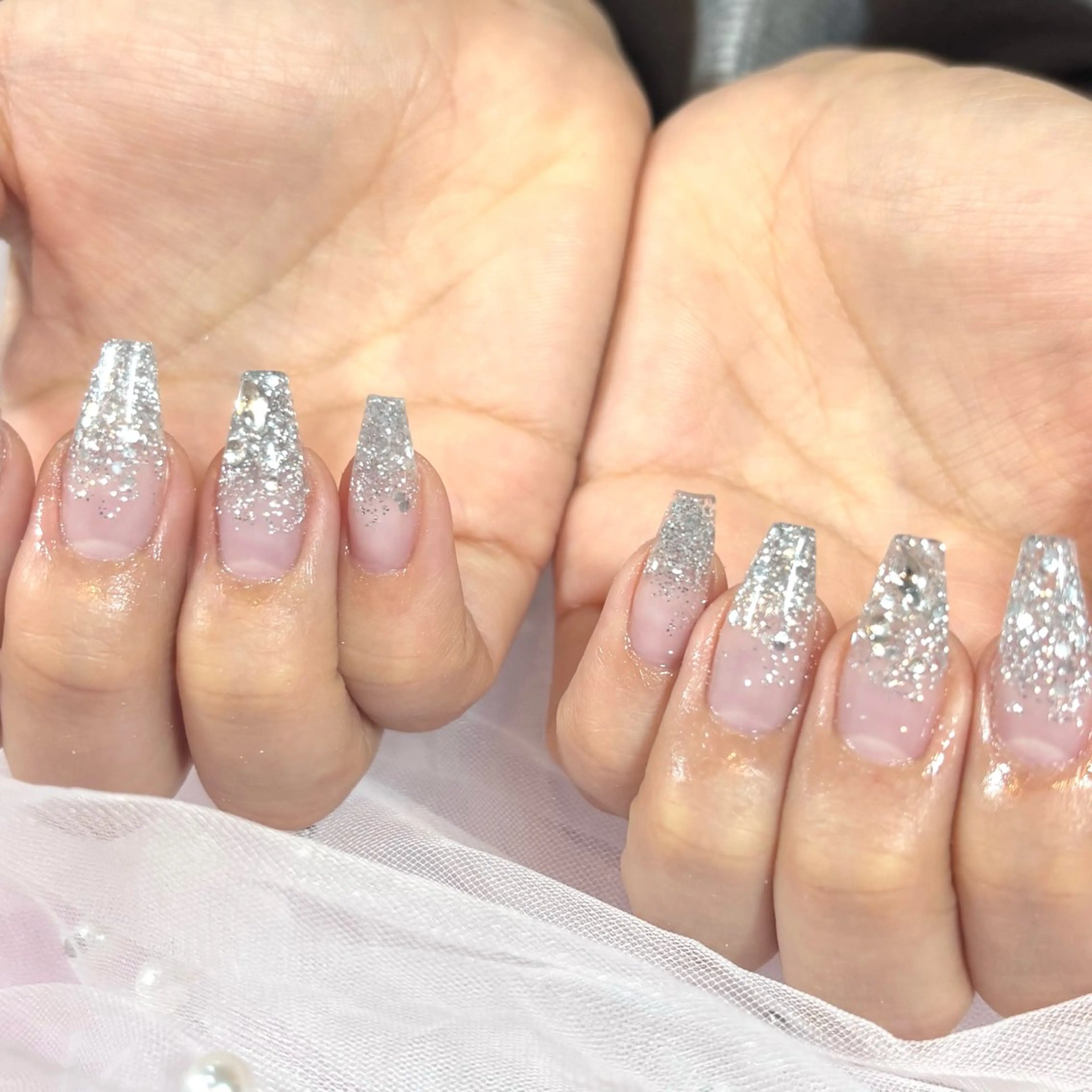 【HAND】オフなしラメグラデーションの写真