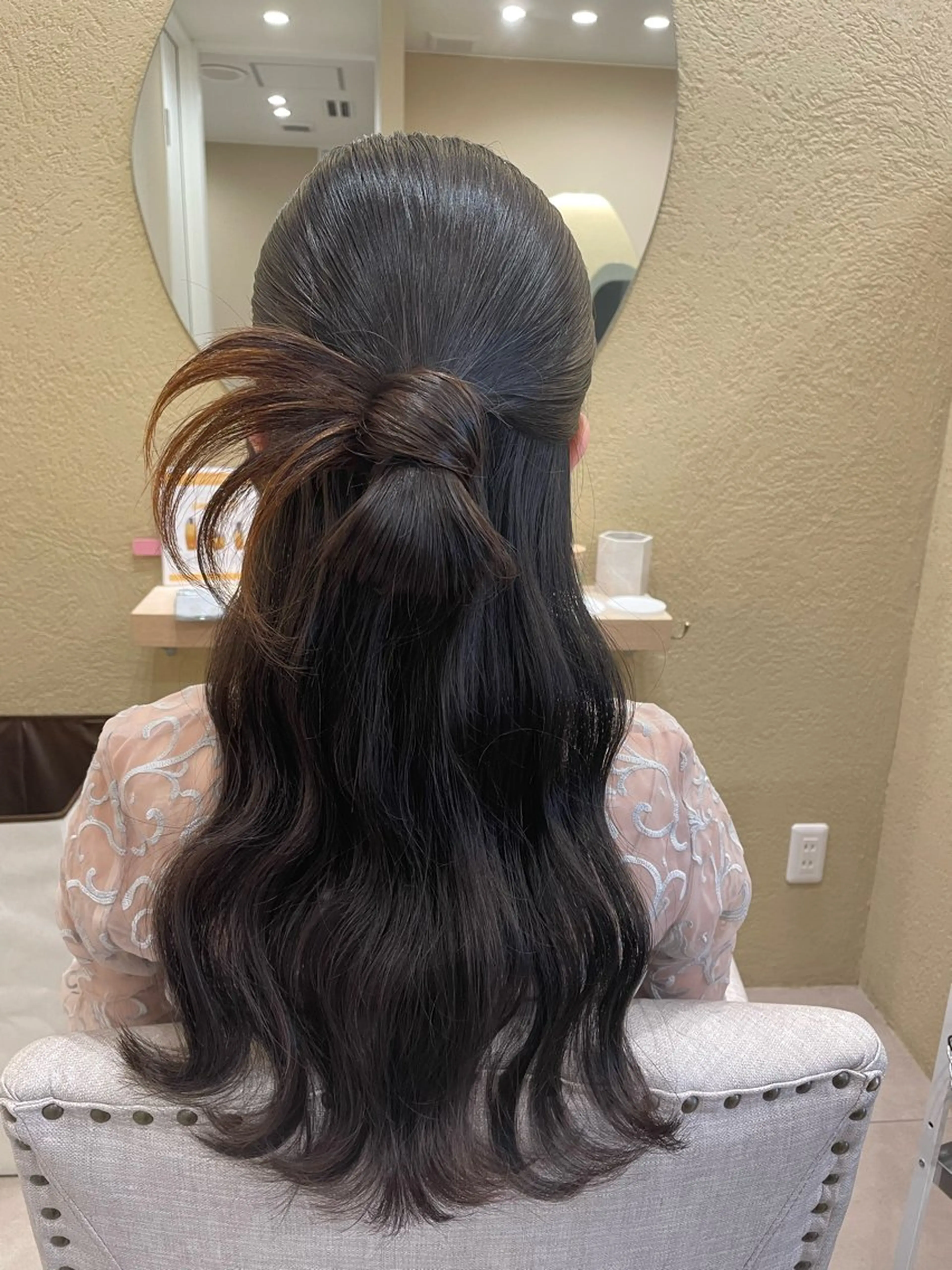 ヘアアレンジ ヘアセット 大賀 祐未のヘアスタイル