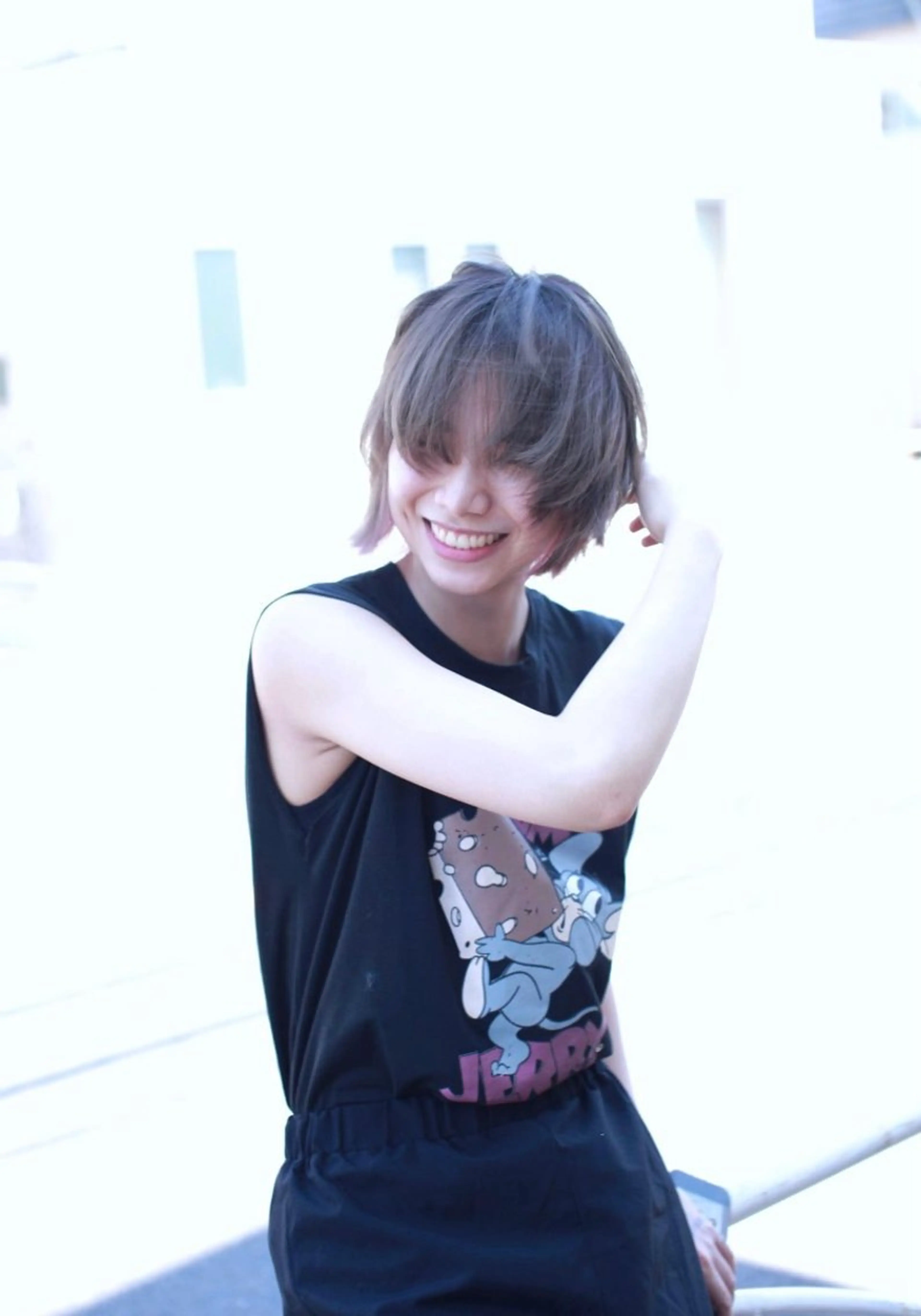 ショート カラー カット ヘアカラー トリートメント 大西 カズマのヘアスタイル