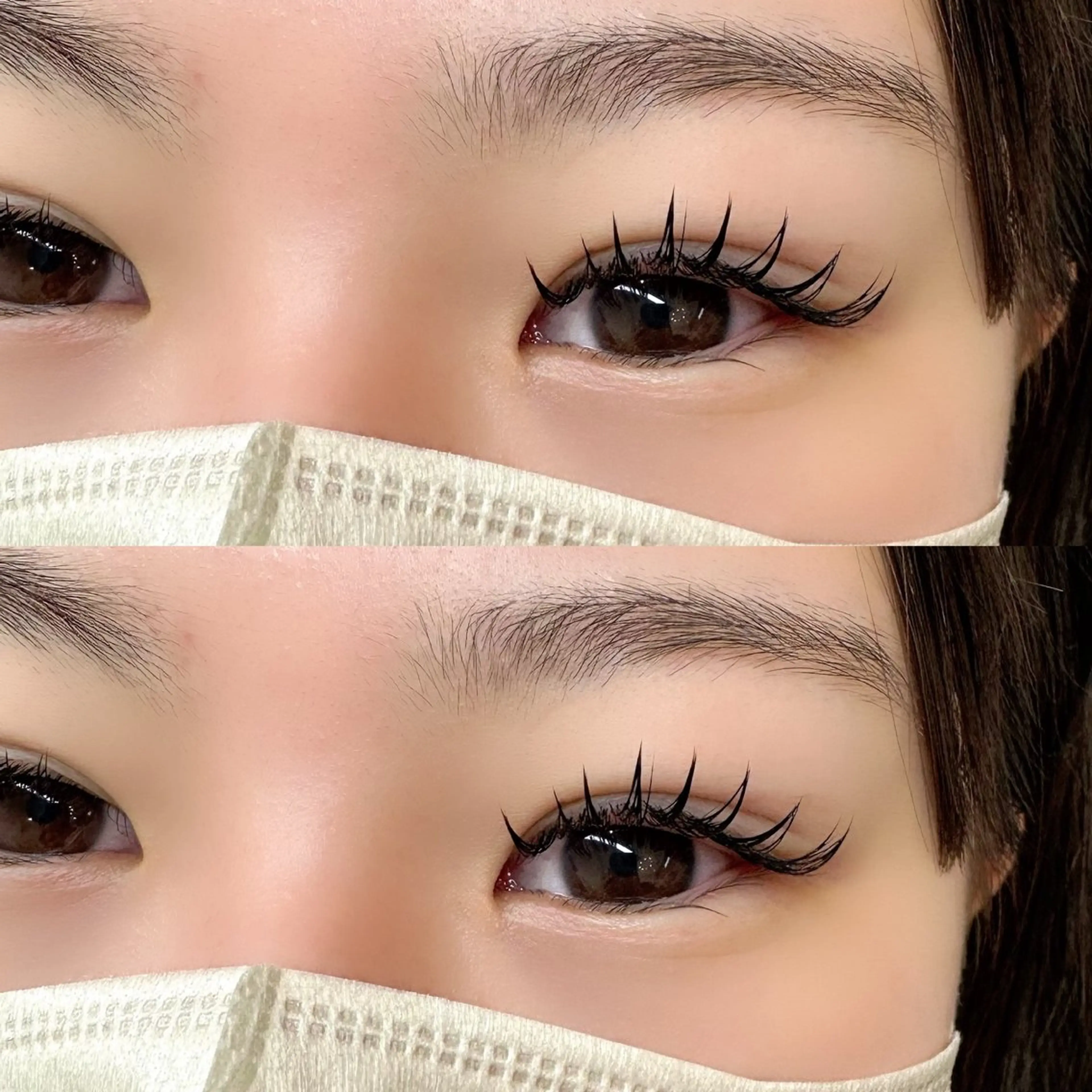 マツエク・マツパ 束感まつ毛 韓国風マツエク マツエク cocohair マツエク，パーマ専門のマツエク・マツパデザイン