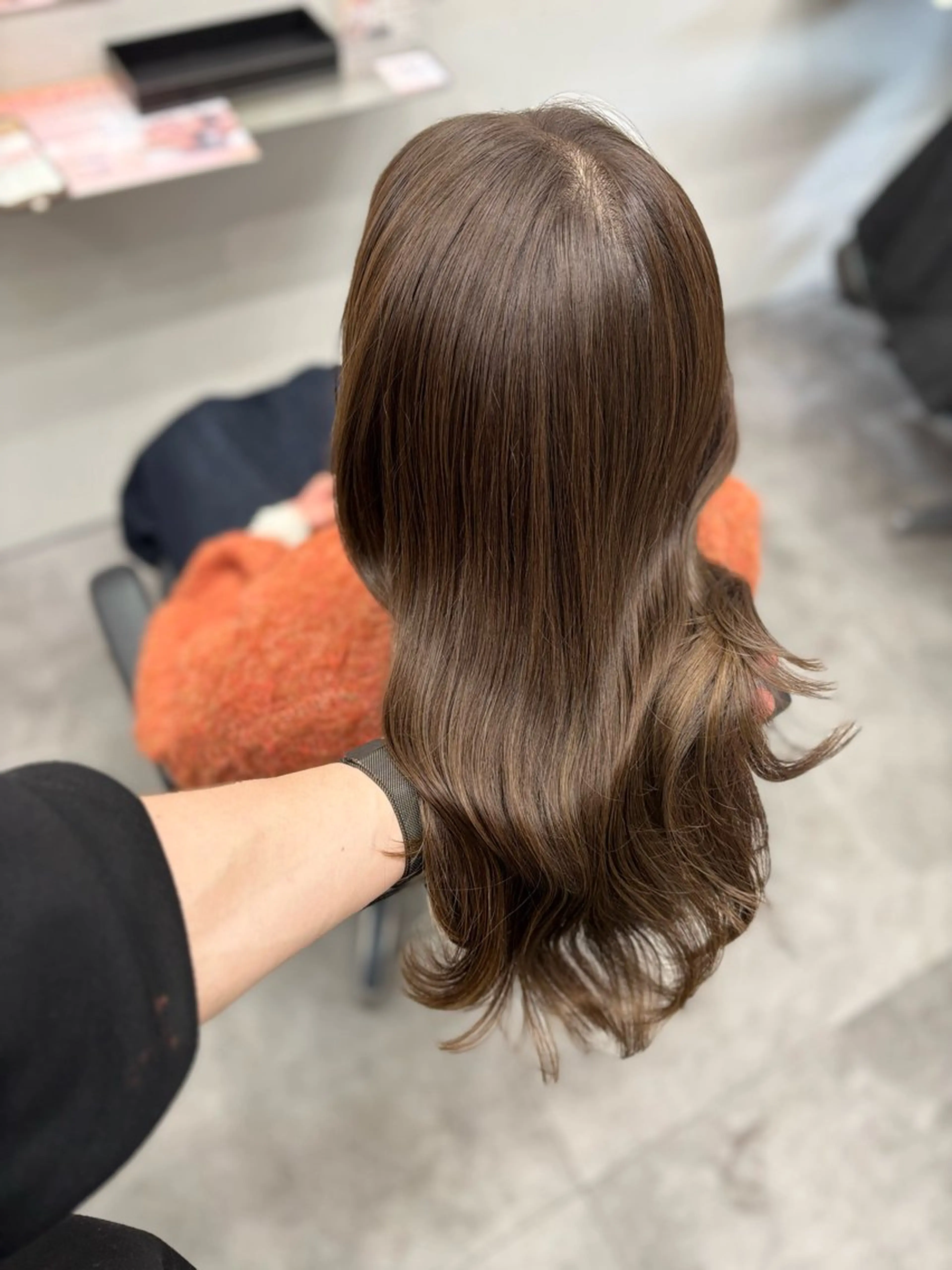 セミロング カット ヘアカラー 韓国ヘア/レイヤー 🇰🇷/艶髪/長橋のヘアスタイル