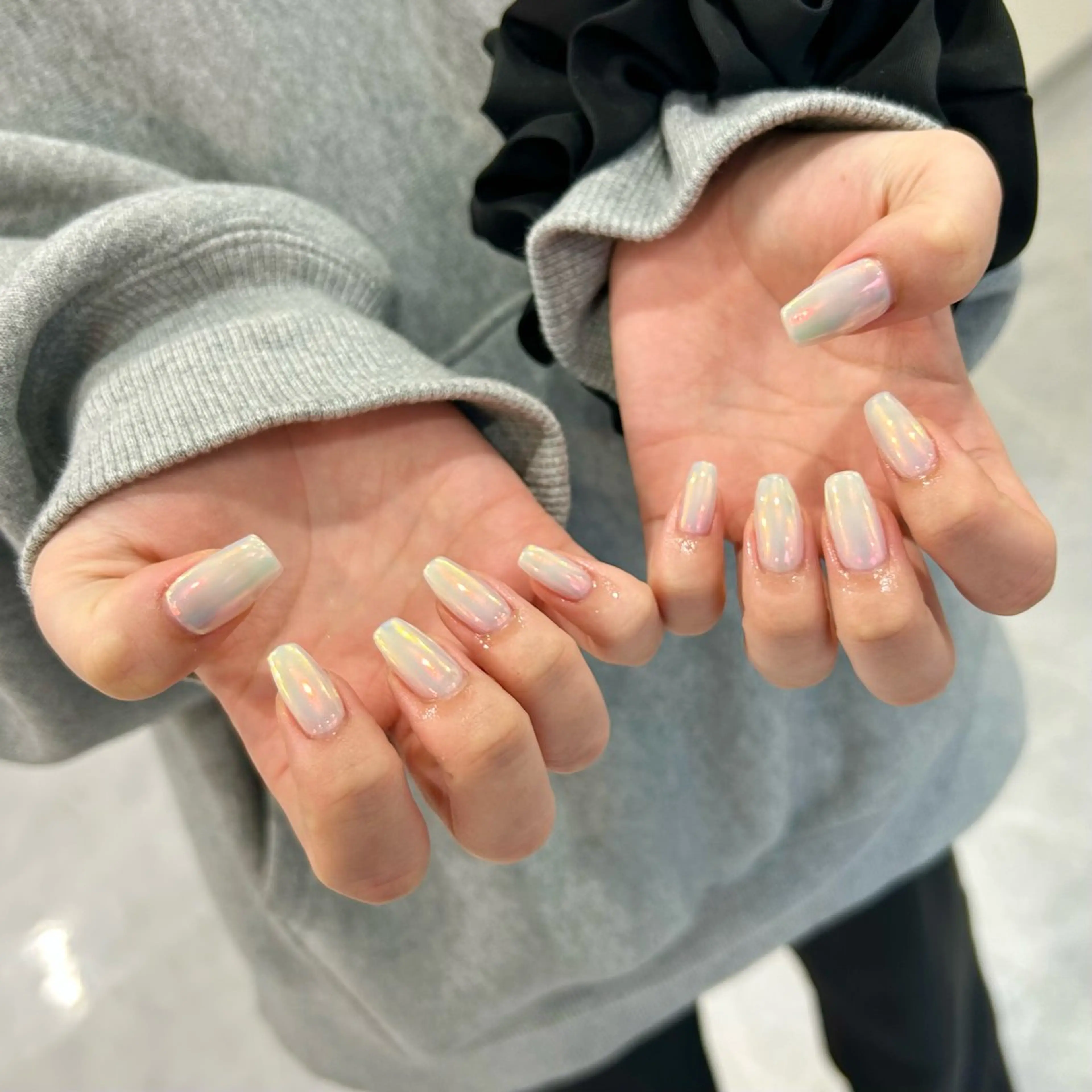 ネイル オーロラネイル ハンドネイル RYO ／Amourのネイルデザイン