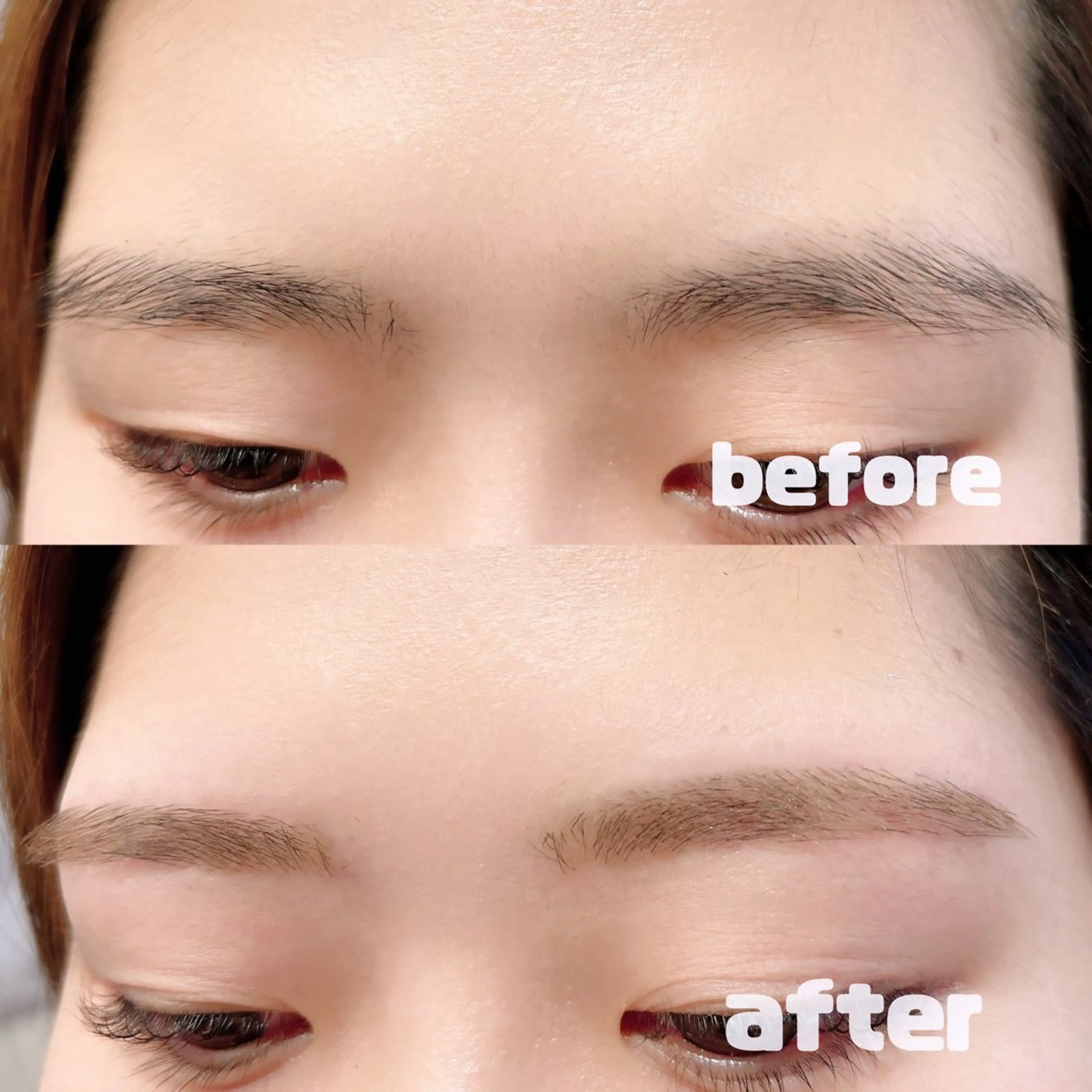 アイブロウ cilmeiliシルメイリー所属・シルメイリーHARU /束感/韓国まつ毛のマツエク・マツパデザイン