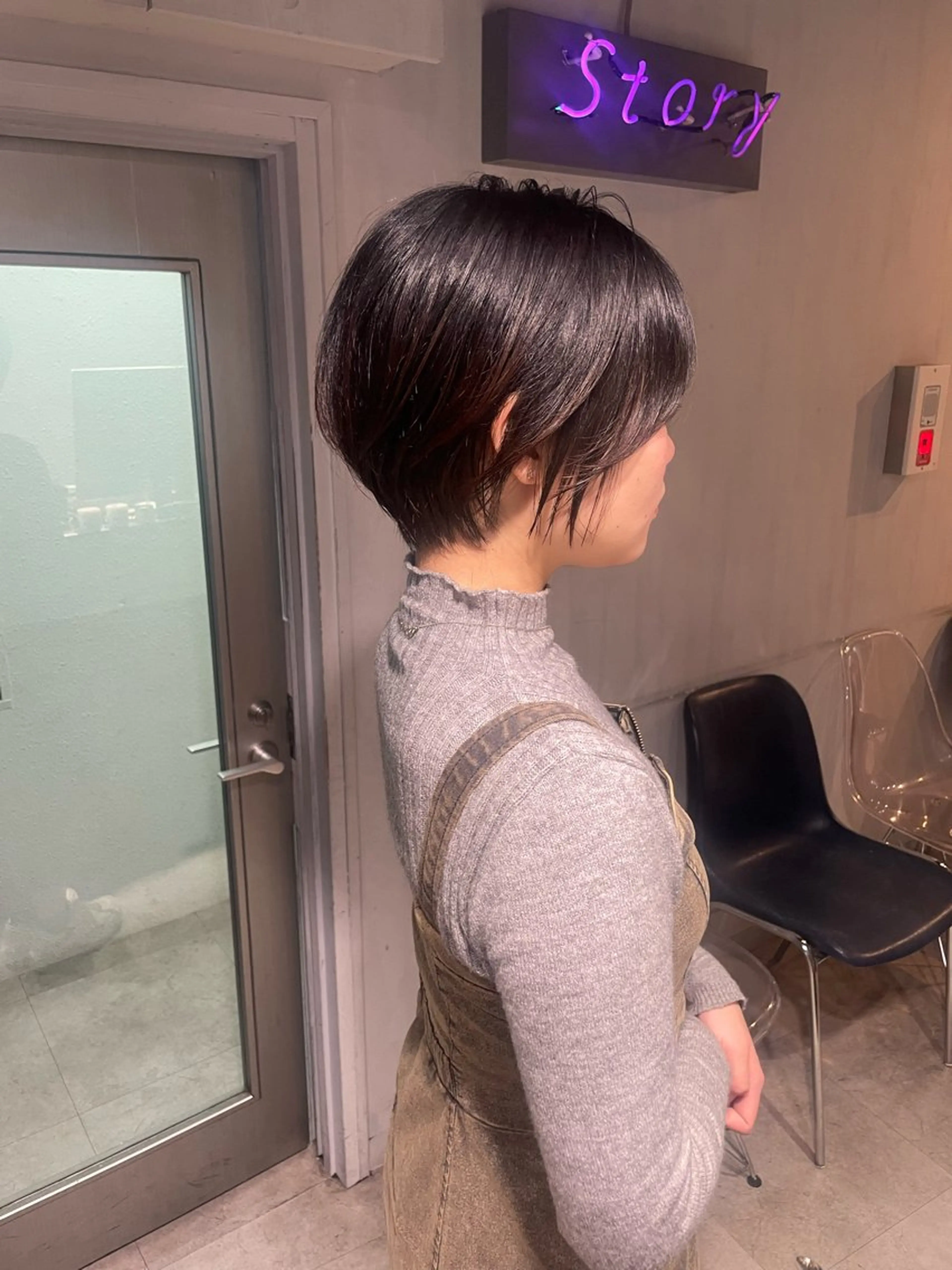 ショート カラー カット トリートメント ヘッドスパ 🦋ハイトーンボブ ショート🦋トシキのヘアスタイル