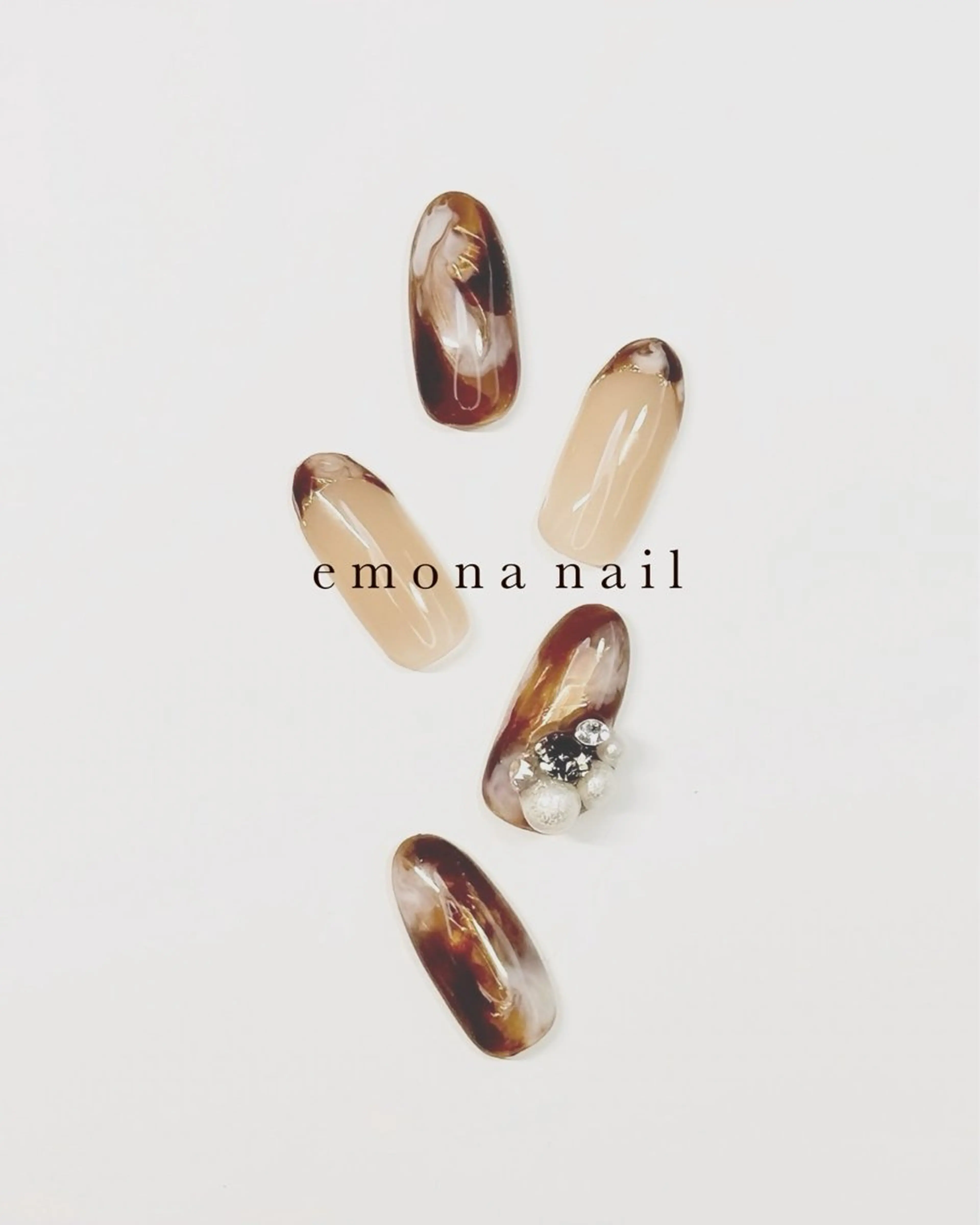 ネイル アートネイル ハンドネイル ハンドケア emona nailのネイルデザイン