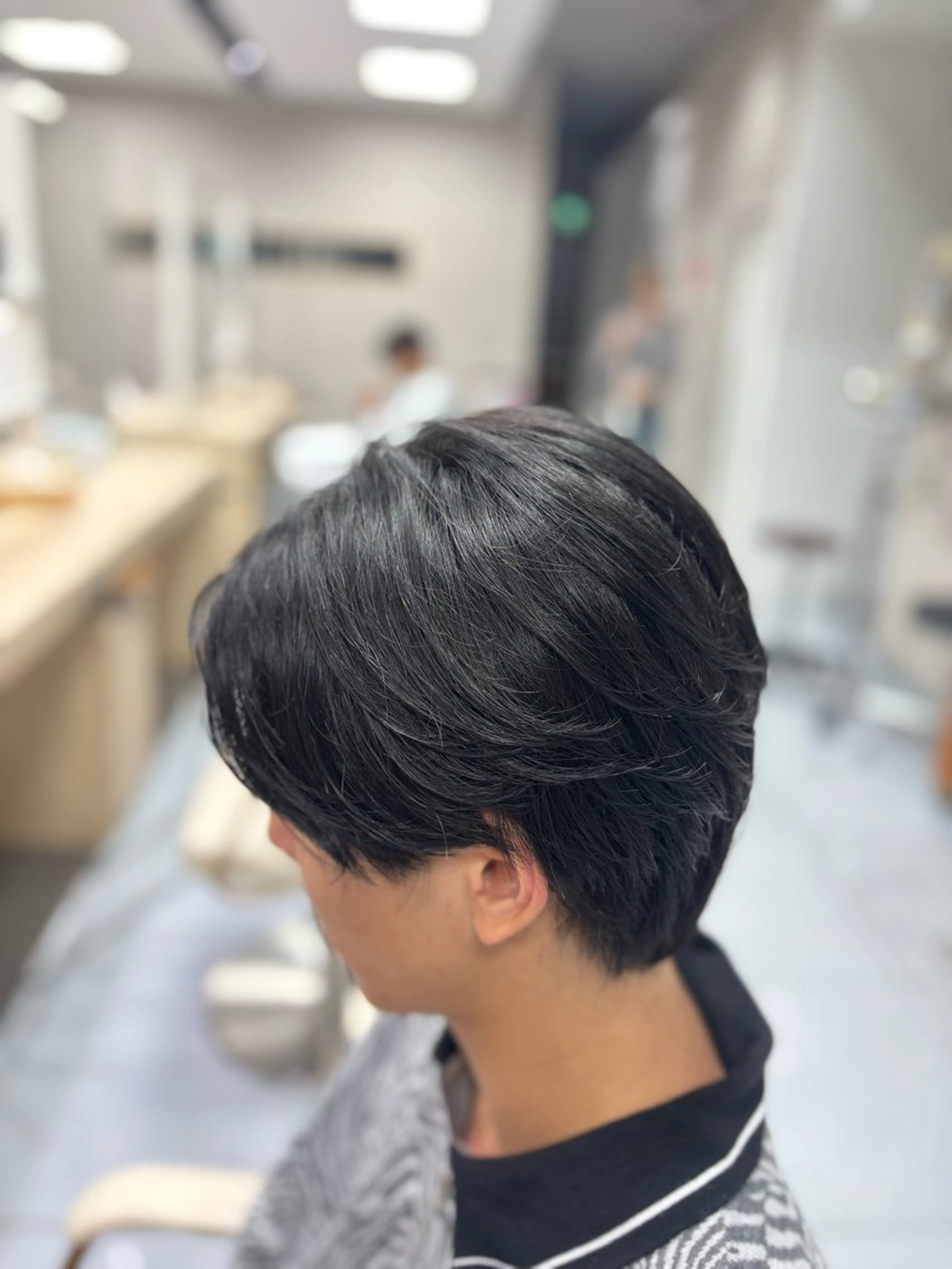 ショート パーマ メンズ カット パーマ メンズ特化韓国風 パーマスタイル/りんのヘアスタイル