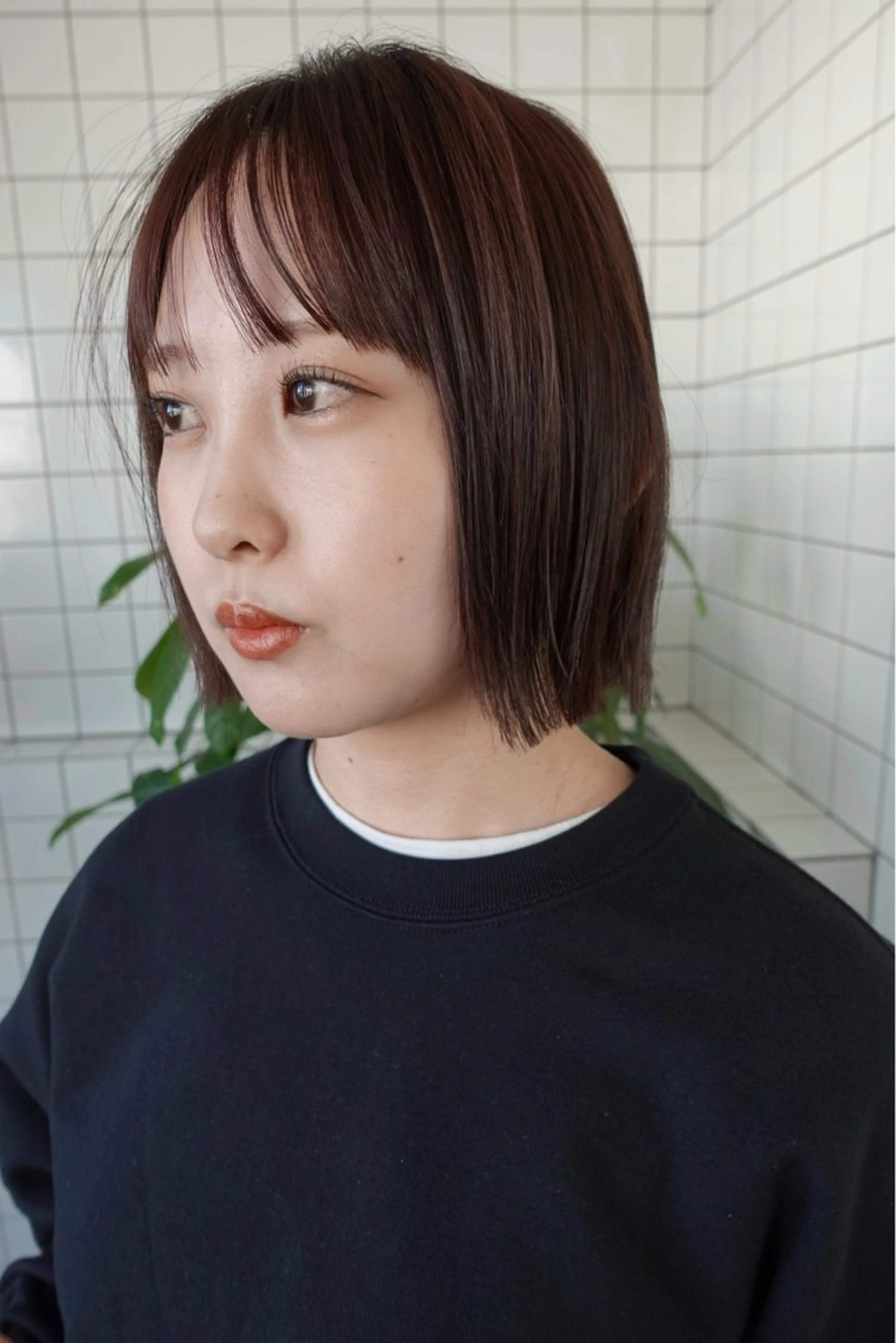 ショート カラー カット ヘアカラー ボブパーマ/パーマ ウルフパーマのヘアスタイル