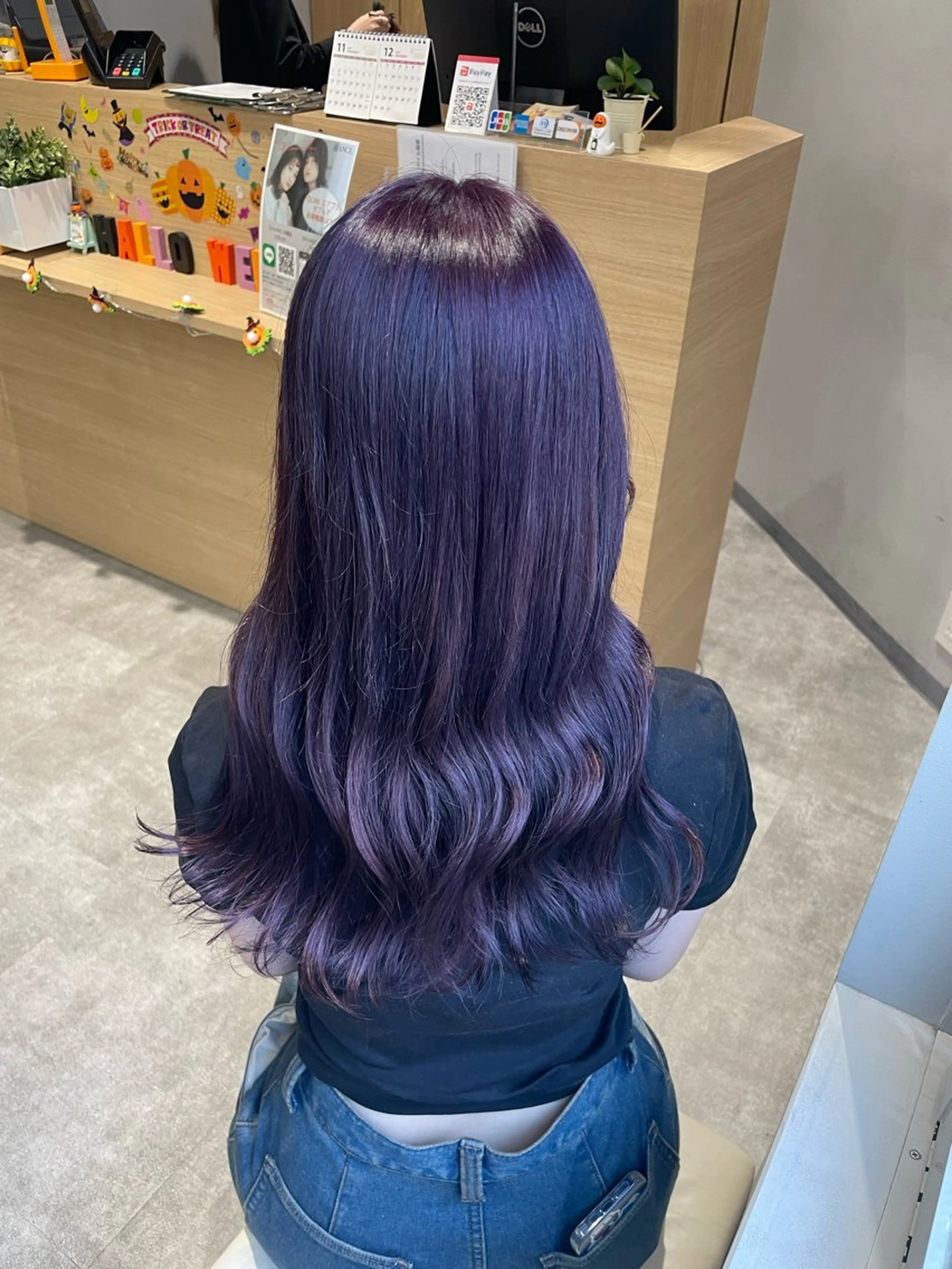 ロング カラー ヘアカラー トリートメント Zina【梅田】 /田中 沙弥のヘアスタイル