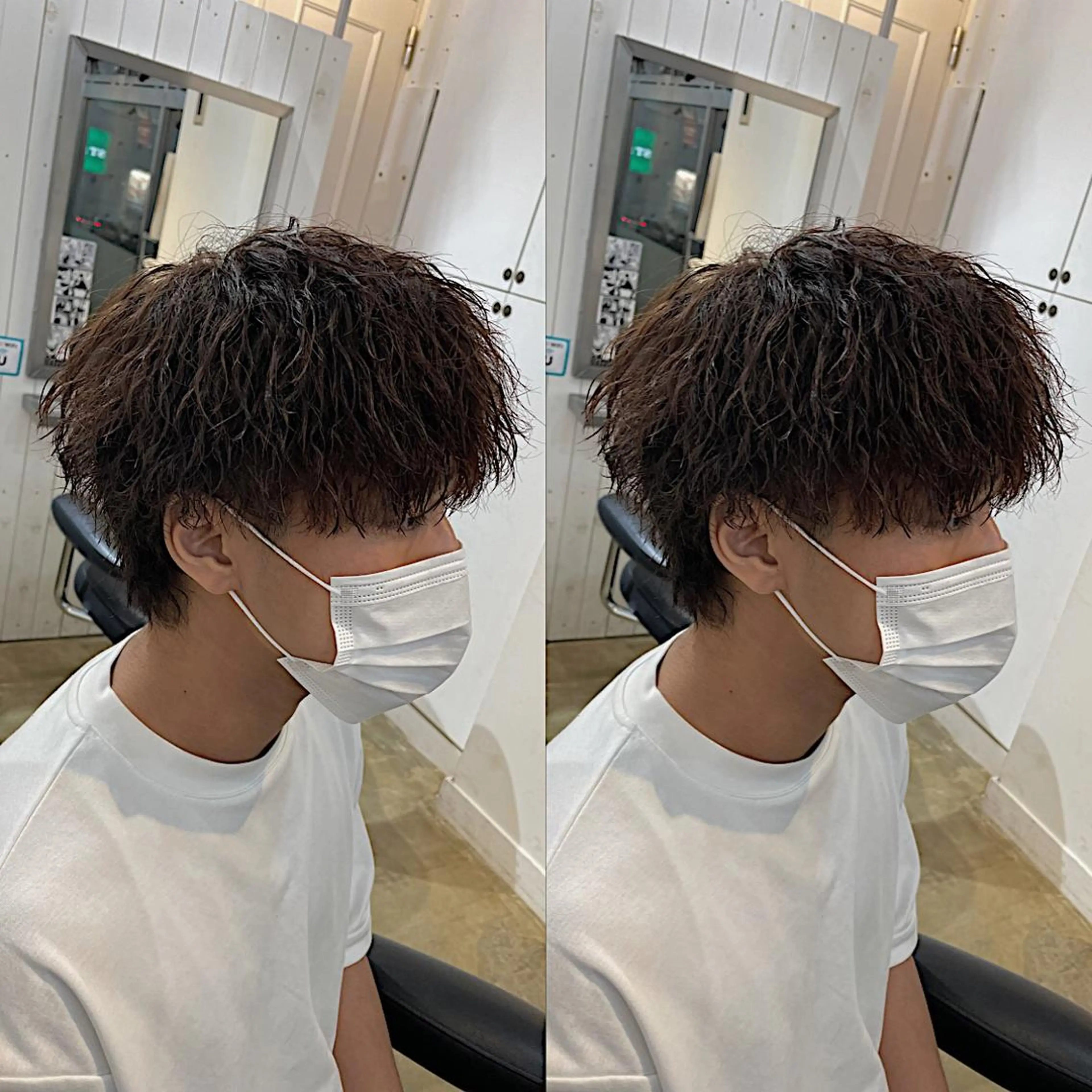 ミディアム メンズパーマ/縮毛 超特化/tomokiのヘアスタイル