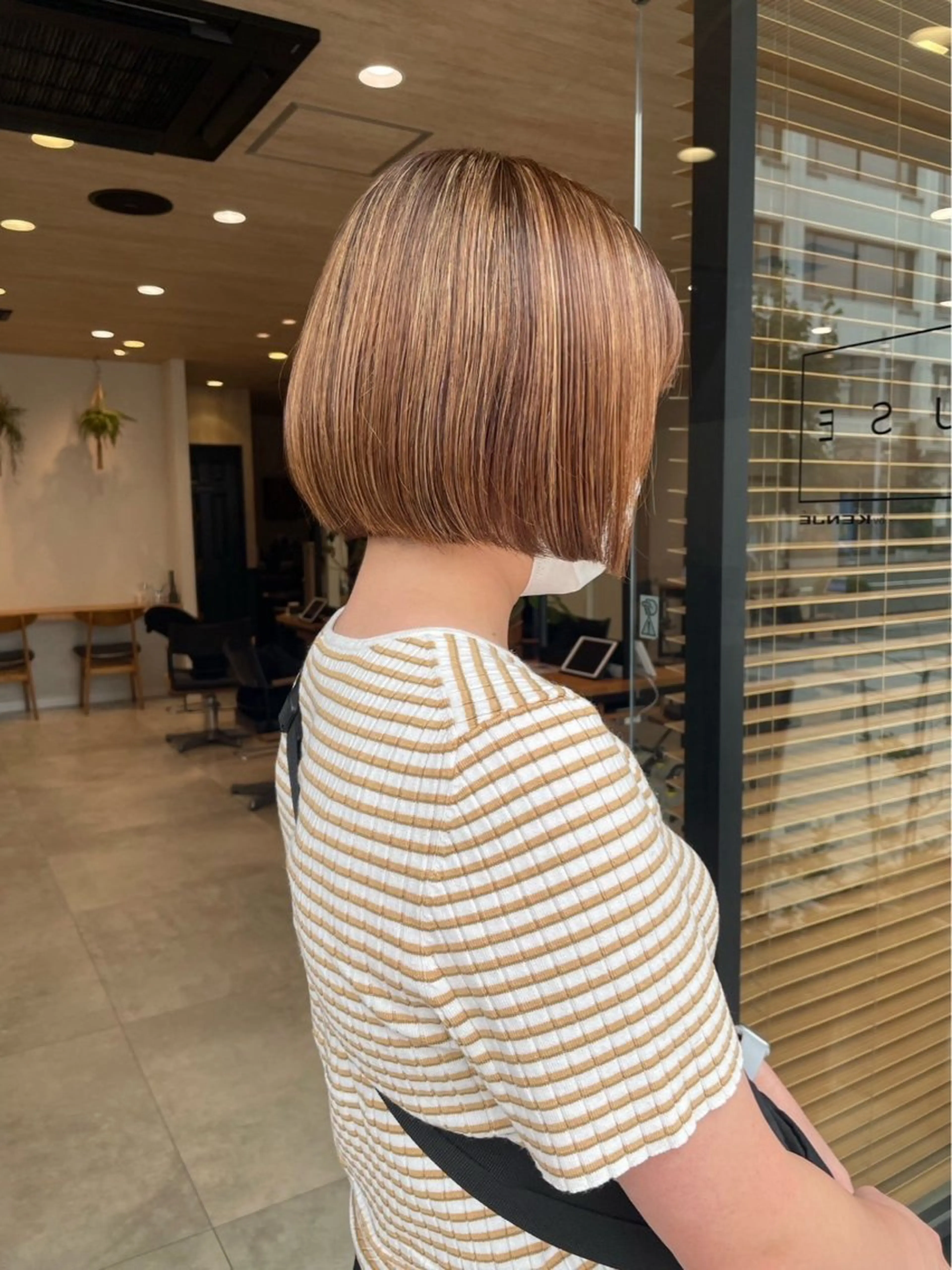 ショート カラー カット ヘアカラー トリートメント レイヤー/艶カラー /yuan⟡.·のヘアスタイル