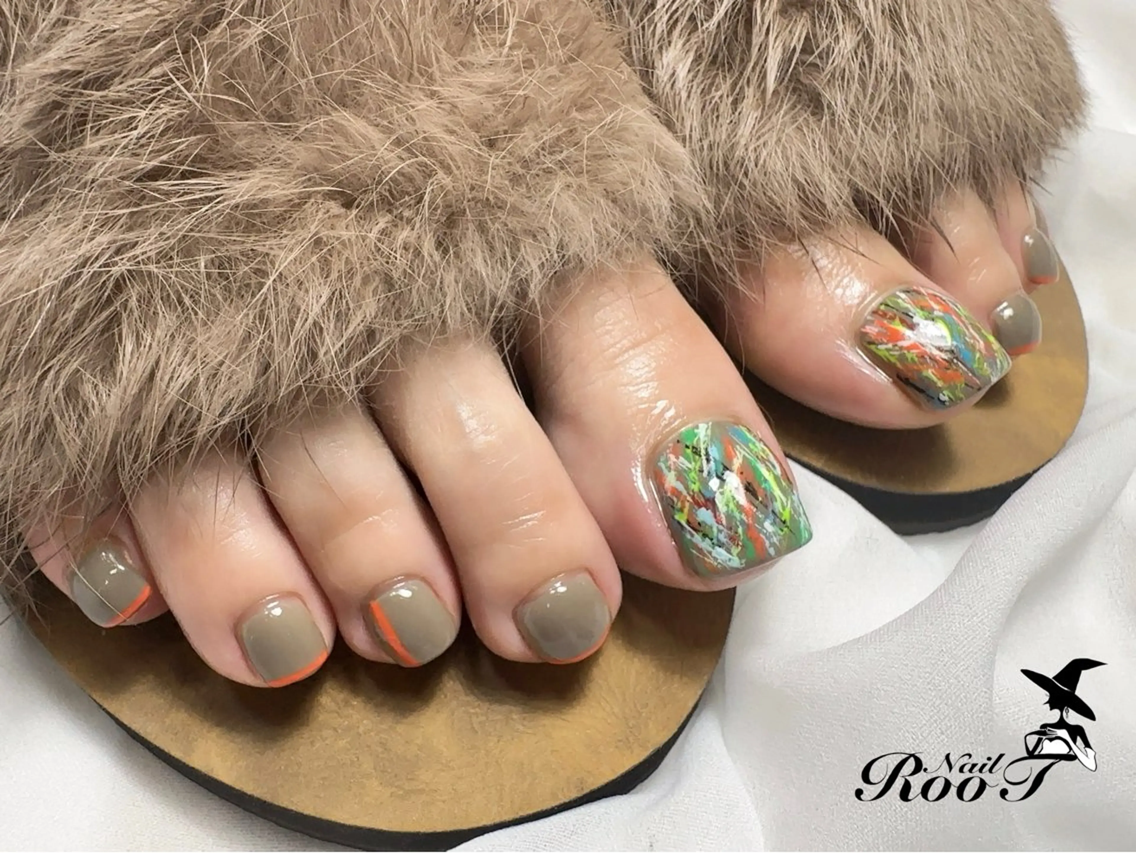 ネイル フットネイル フットネイル RooT Nailのネイルデザイン