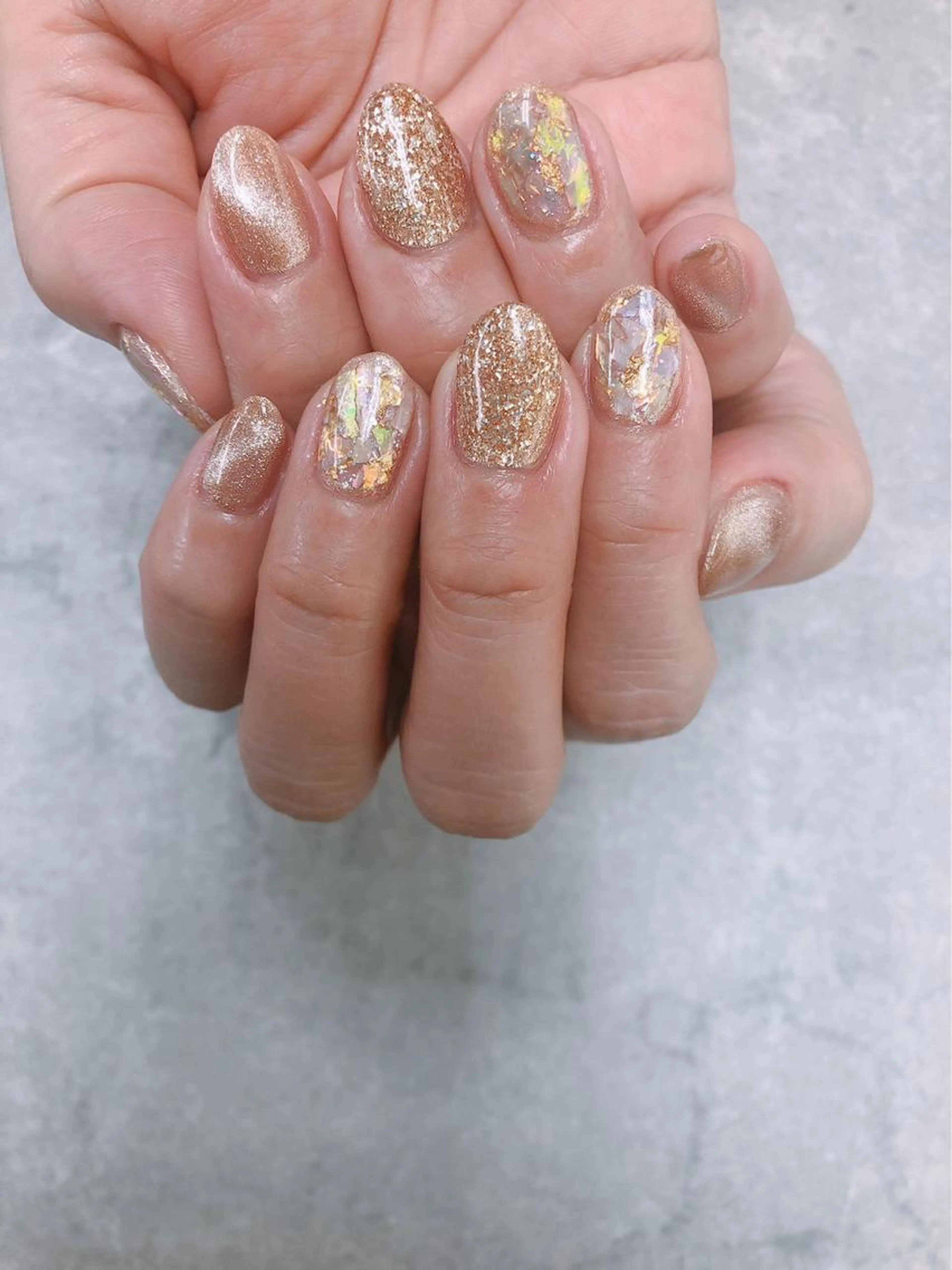 持ち込みデザイン✨オーダーメイドネイル✨120分✨11000円〜◆ソフトジェル付替えオフ無料の写真