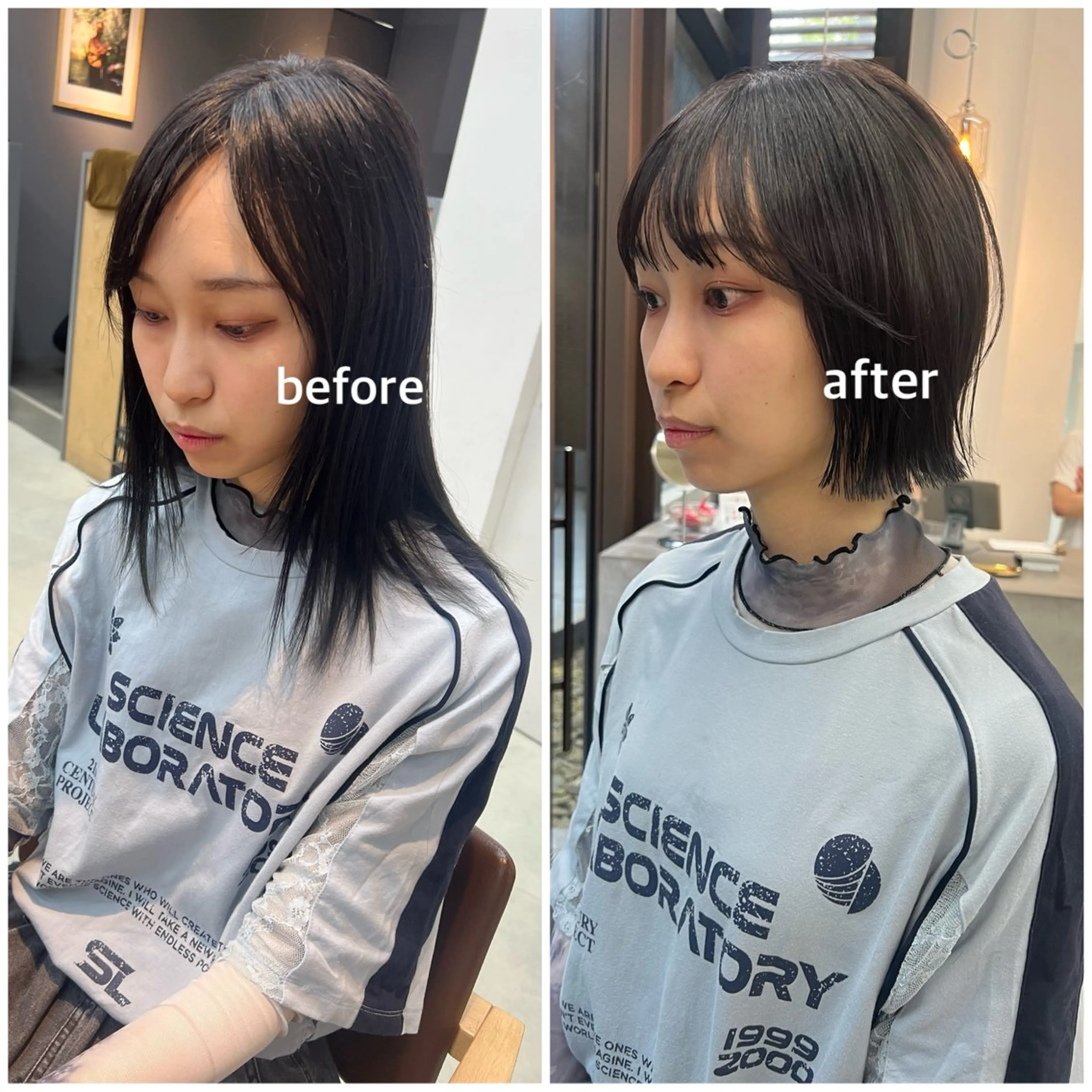 ショート ボブ mee.所属・透明感カラー /あづき⭐️のヘアスタイル