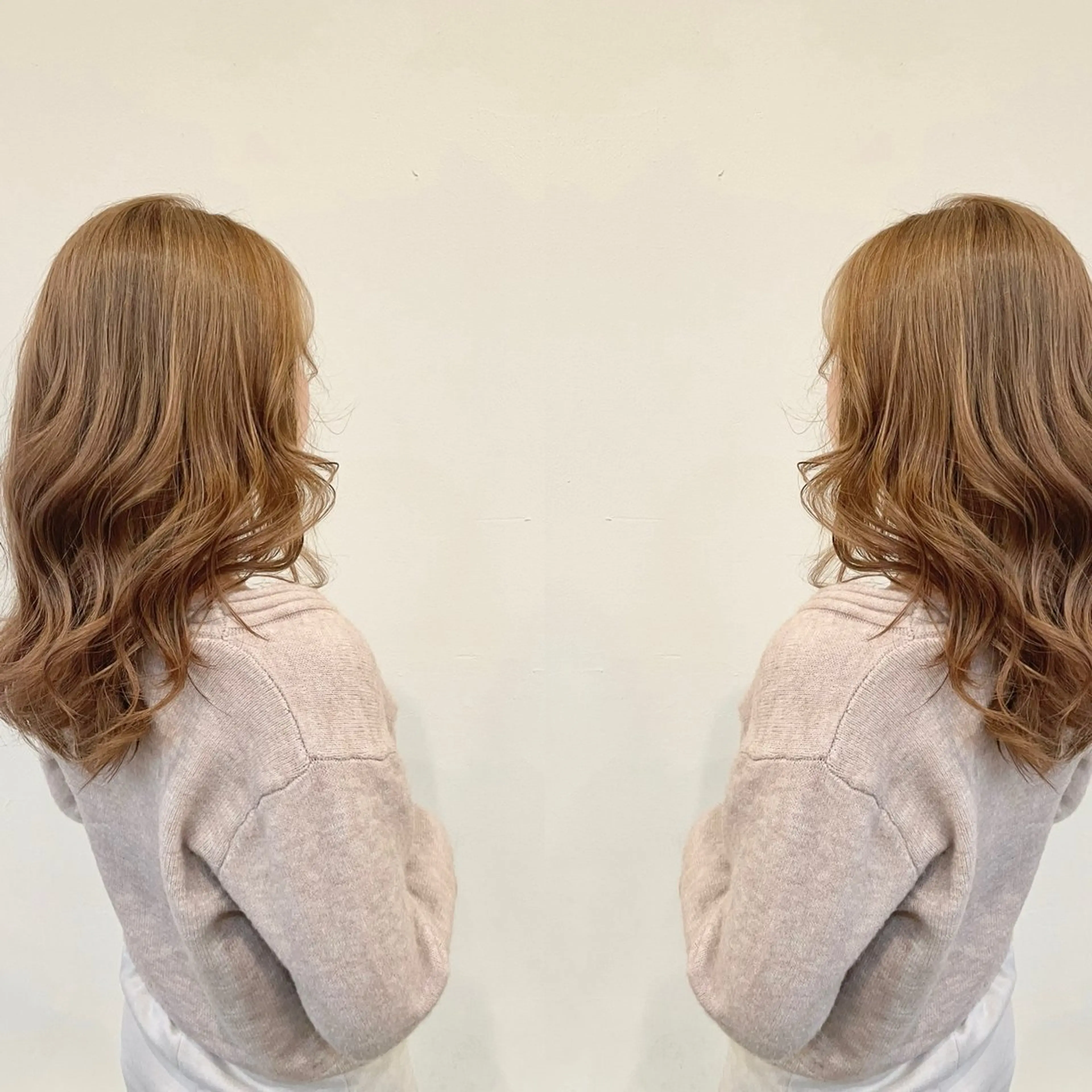 セミロング カラー ヘアカラー Hair make VERDA所属・富永 憲一郎のヘアスタイル