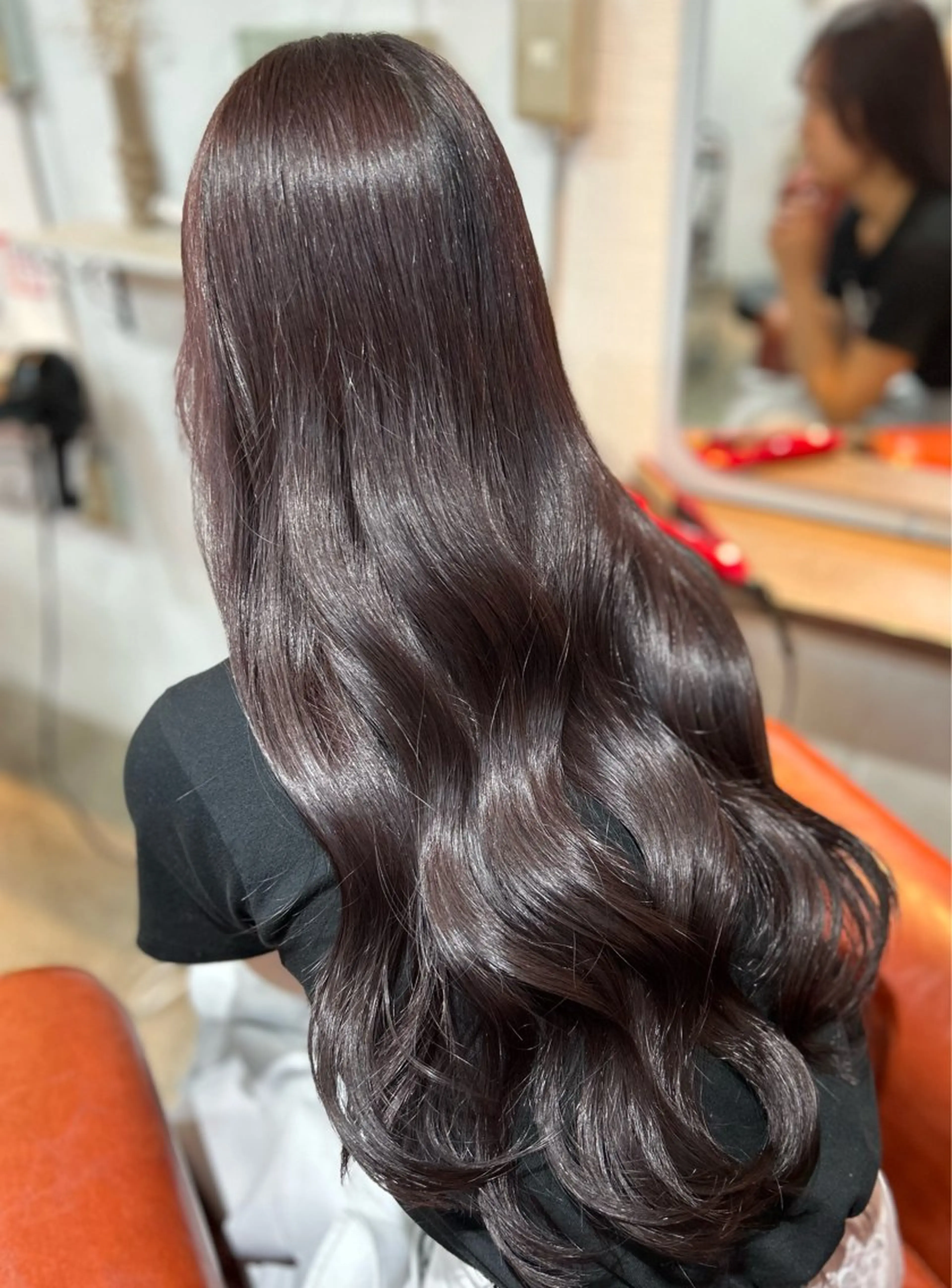 ロング カラー ヘアカラー ブリーチ/ベージュ /レイヤー/ひよりのヘアスタイル