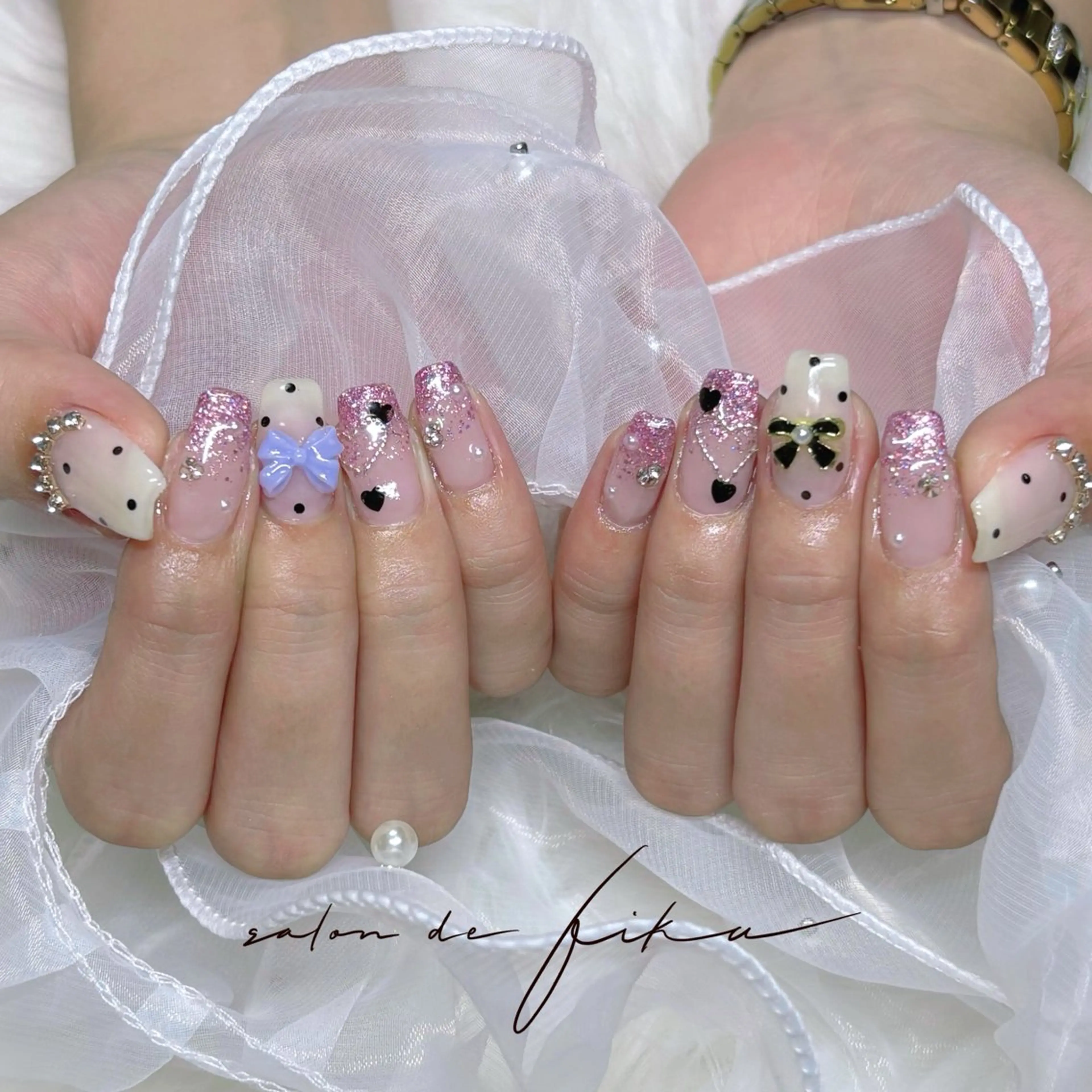 ネイル ハンドネイル 🐝TOMO🎀ིྀ 【パラジェル取扱店】のネイルデザイン