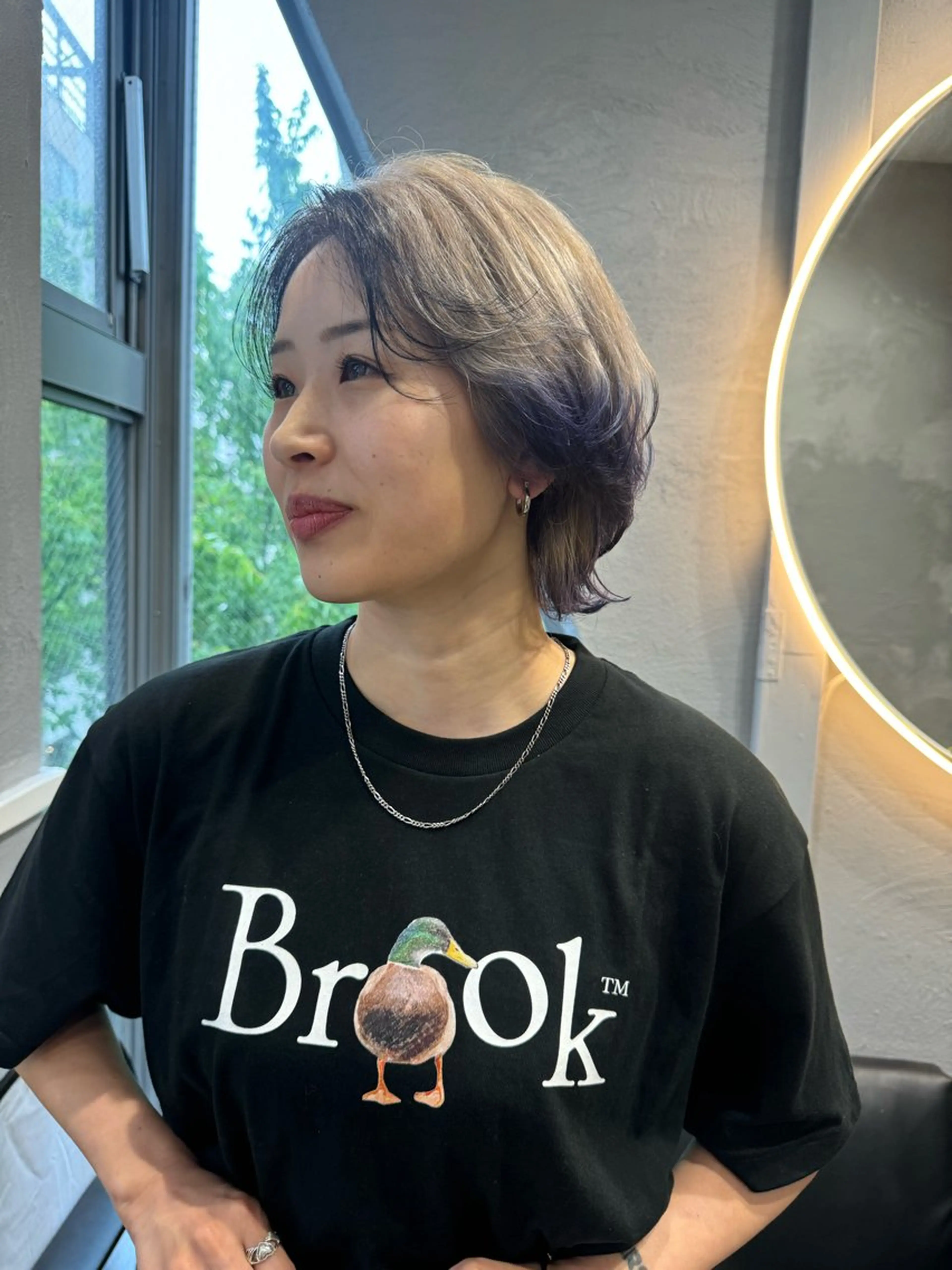 ショート カラー dao/ミルクティー /ブラウン/ブロンドのヘアスタイル