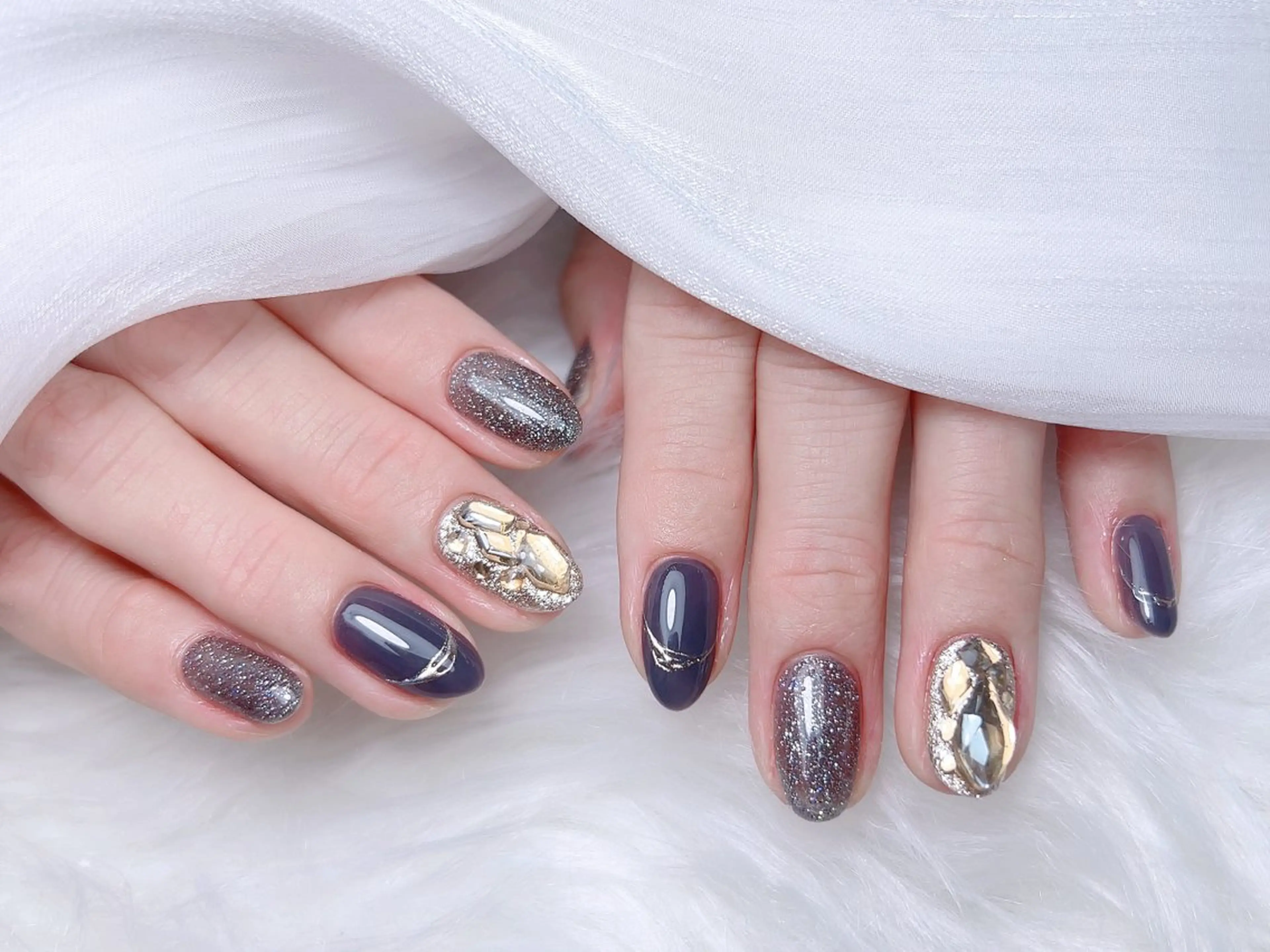 ネイル ハンドネイル M🌷nail 長さだし専門店のネイルデザイン