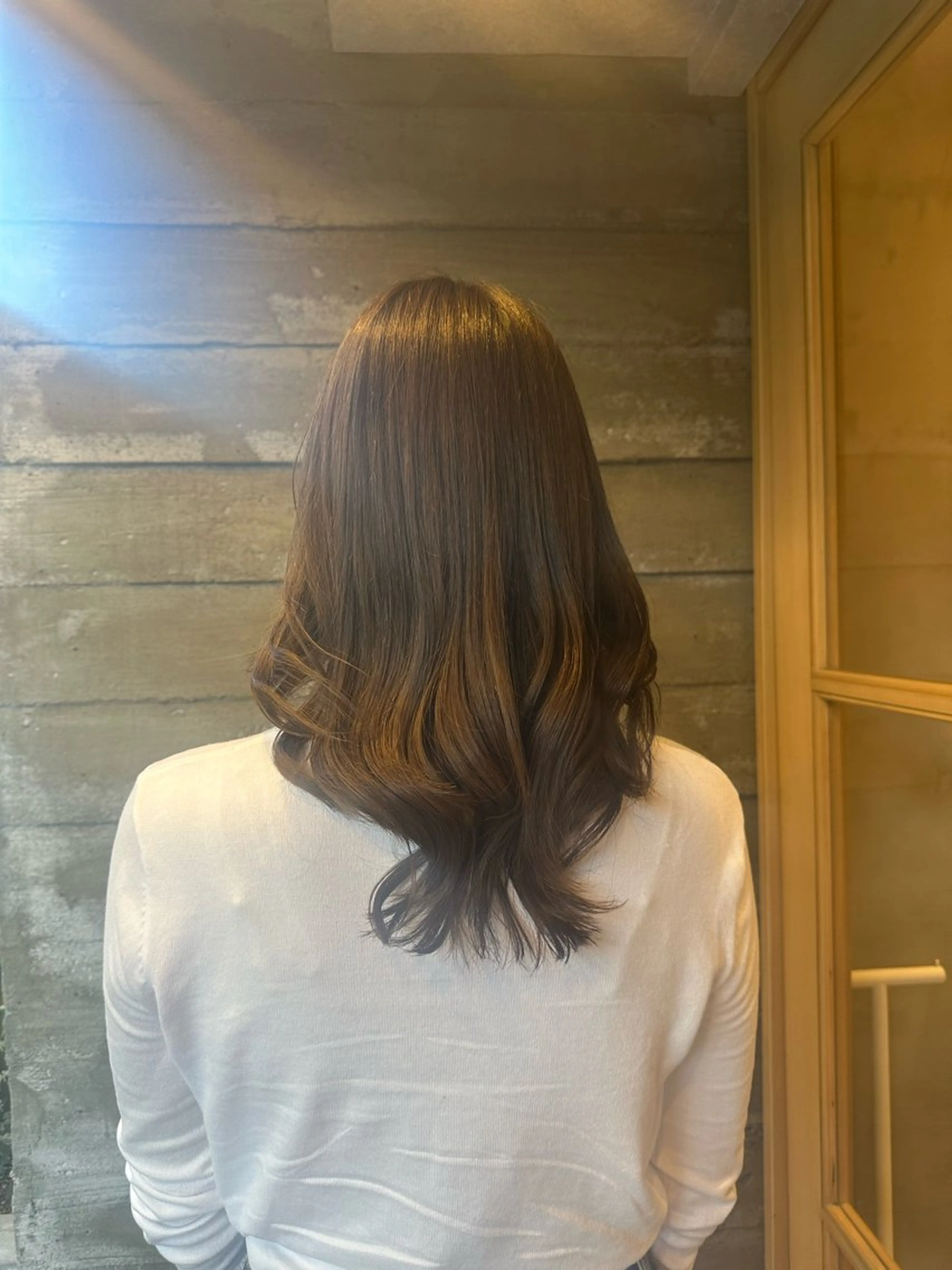 ロング 縮毛矯正 ヘアカラー 暗髪/ YU-KIのヘアスタイル